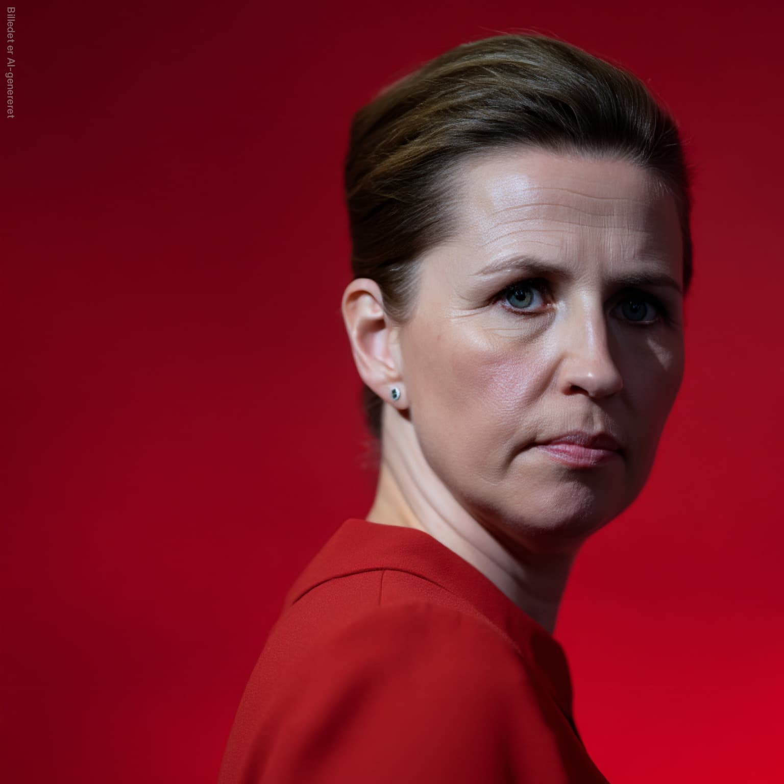 Mette Frederiksen (1:3) - Rød Aalborg artwork