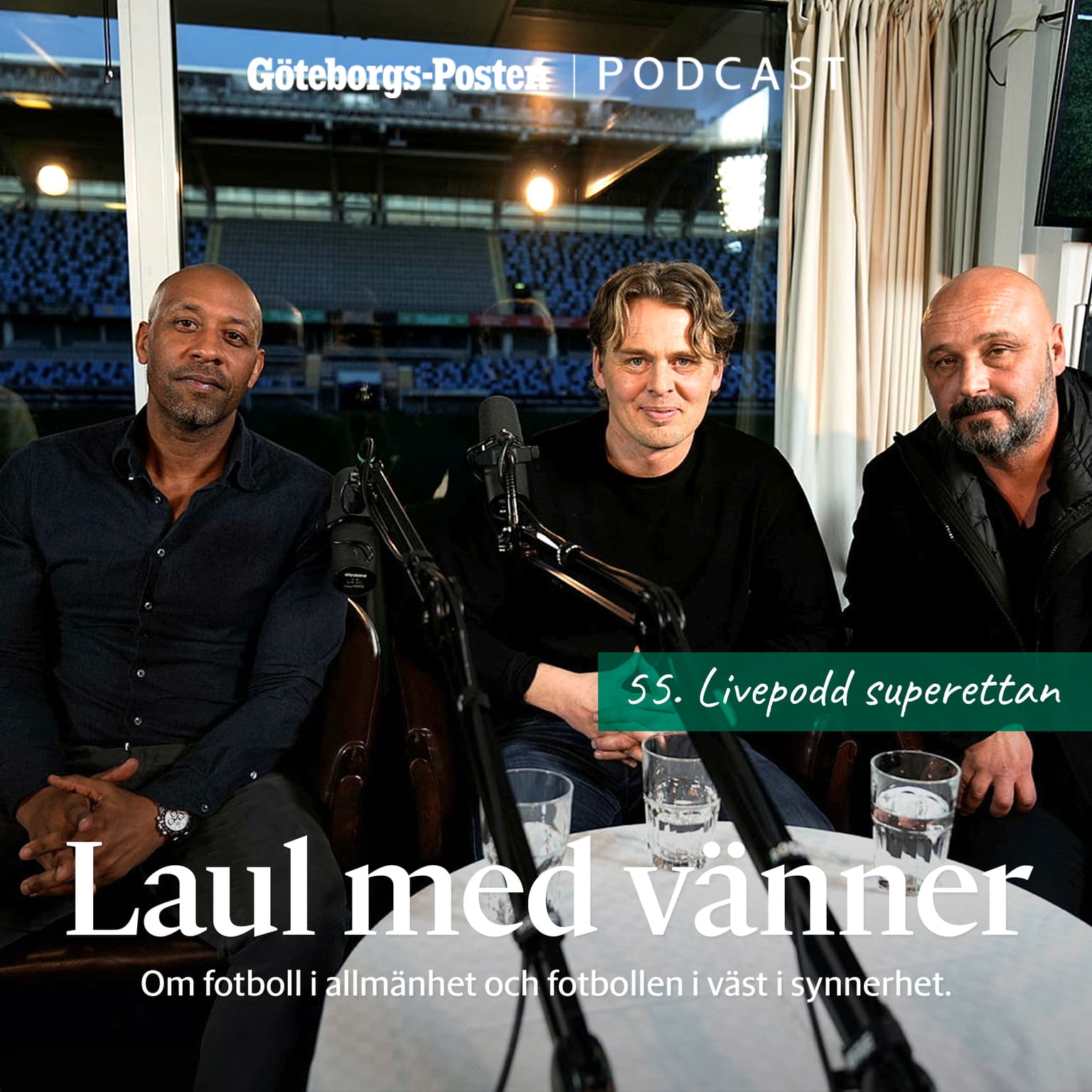 55. Livepodd superettan – med Bosko, "Fidde " och Jeffrey artwork