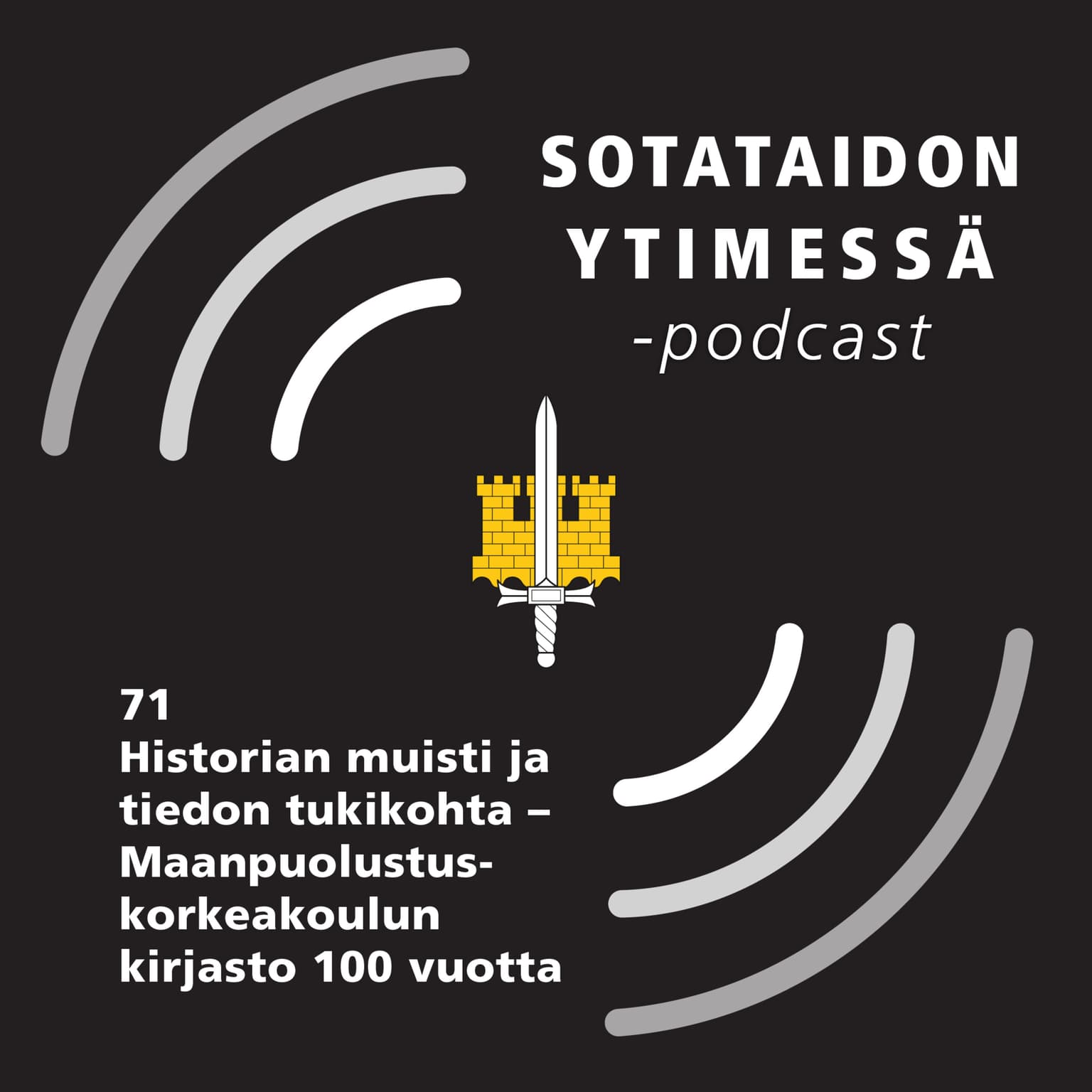 71 Historian muisti ja tiedon tukikohta – Maanpuolustuskorkeakoulun kirjasto 100 vuotta artwork