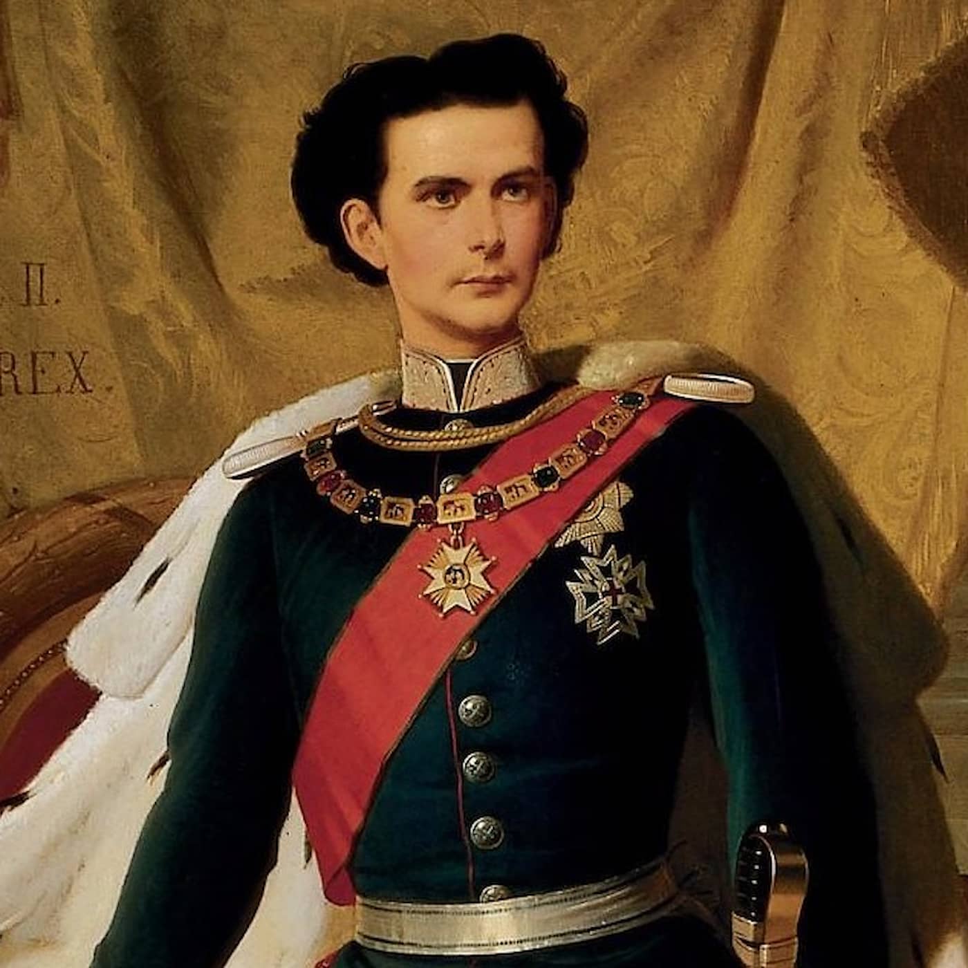 Ludvig II av Bayern – en knasigt stilmedveten skapare av sagoslott artwork
