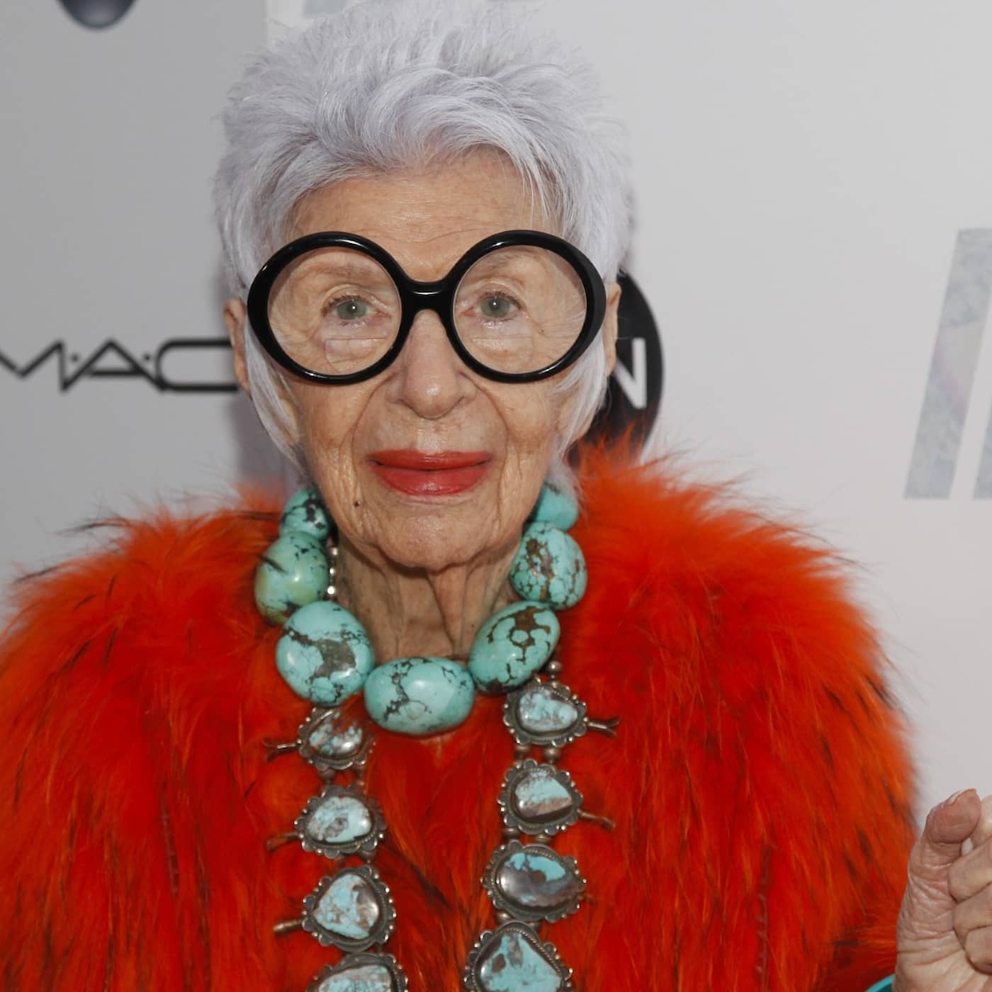 Hundraåringen som klev in i modevärlden och ställde till med en skräll – Iris Apfel artwork