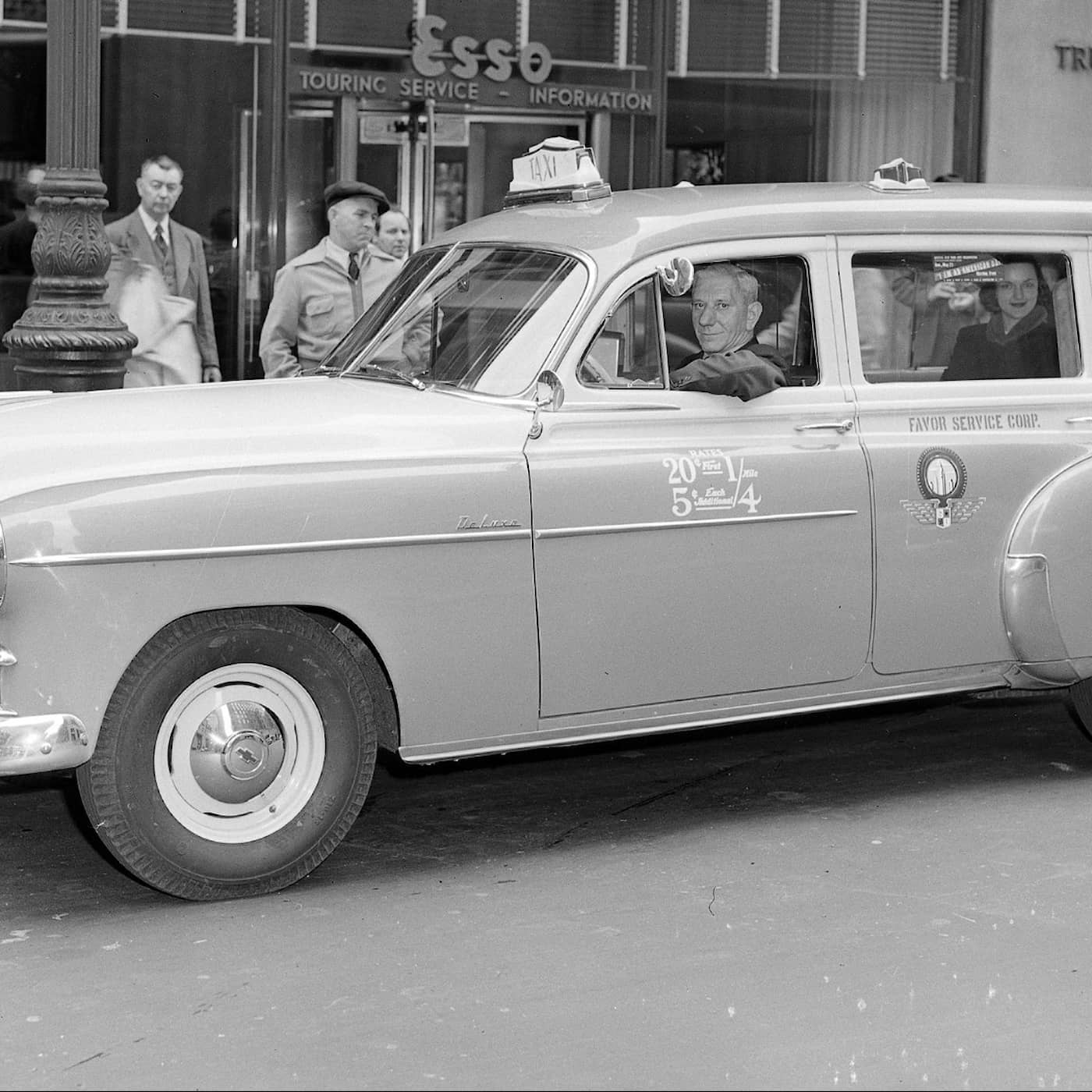 Taxi – ett stilbildande sätt att färdas på artwork