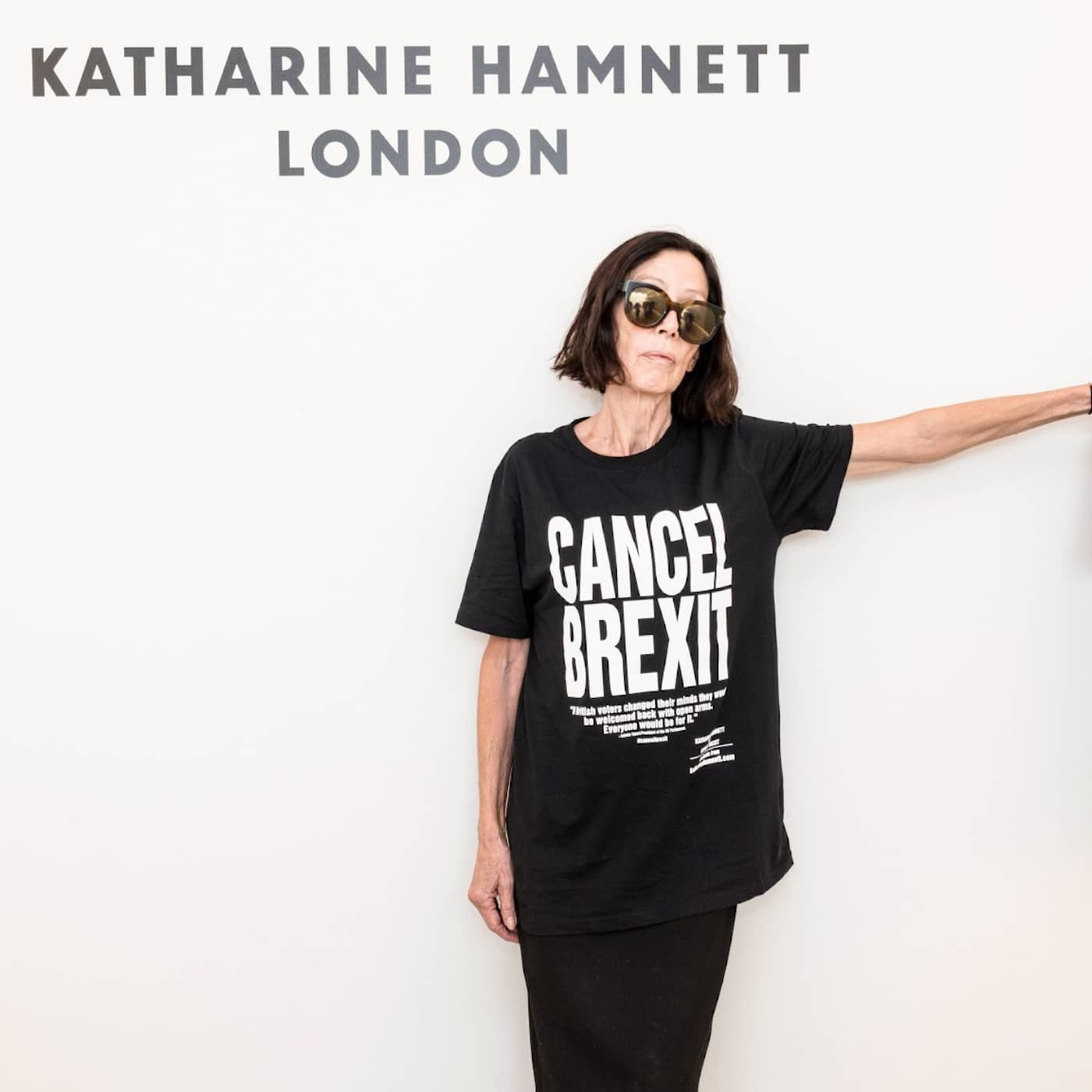 Modets visselblåsare som kommit in från kylan – Katharine Hamnett artwork