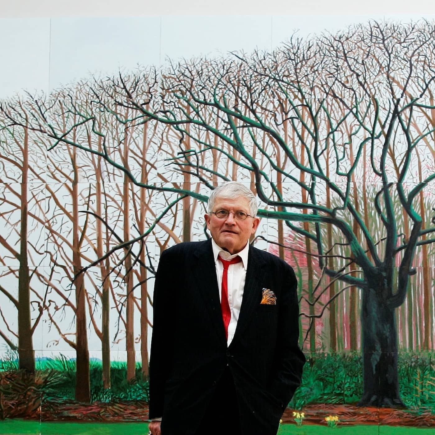 David Hockney – en färgstark och excentrisk (falsk) blondin artwork