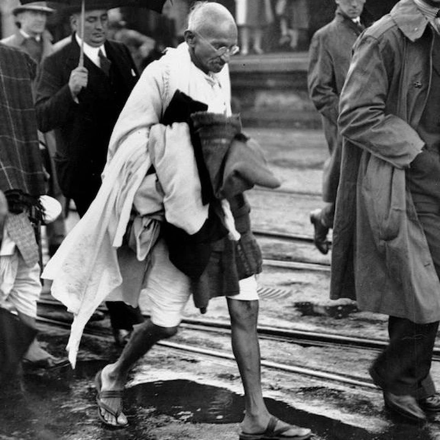 Mahatma Gandhi – att välja en god stil artwork
