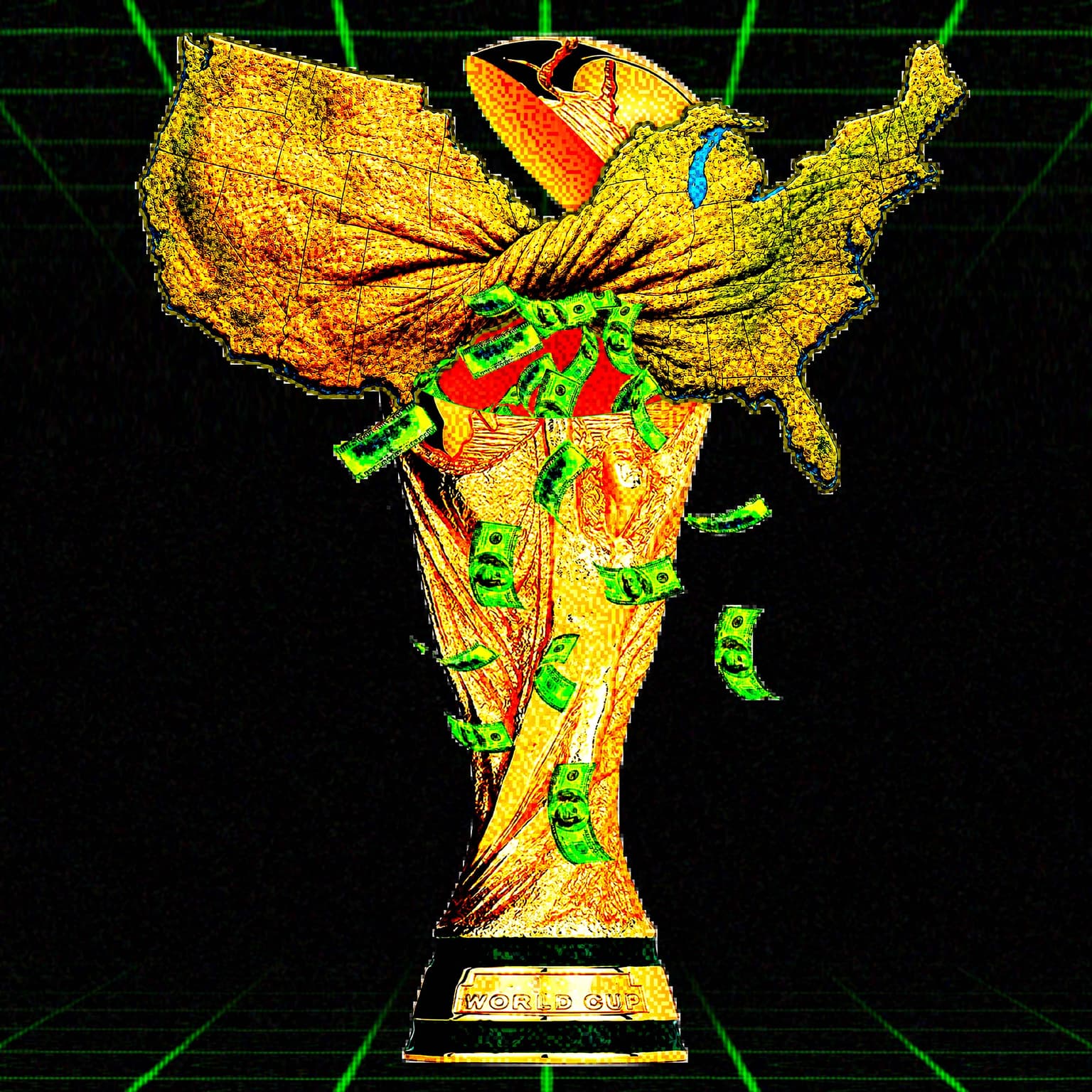 America Signed Up for the World Cup. FIFA Stuck You with the Tab. artwork