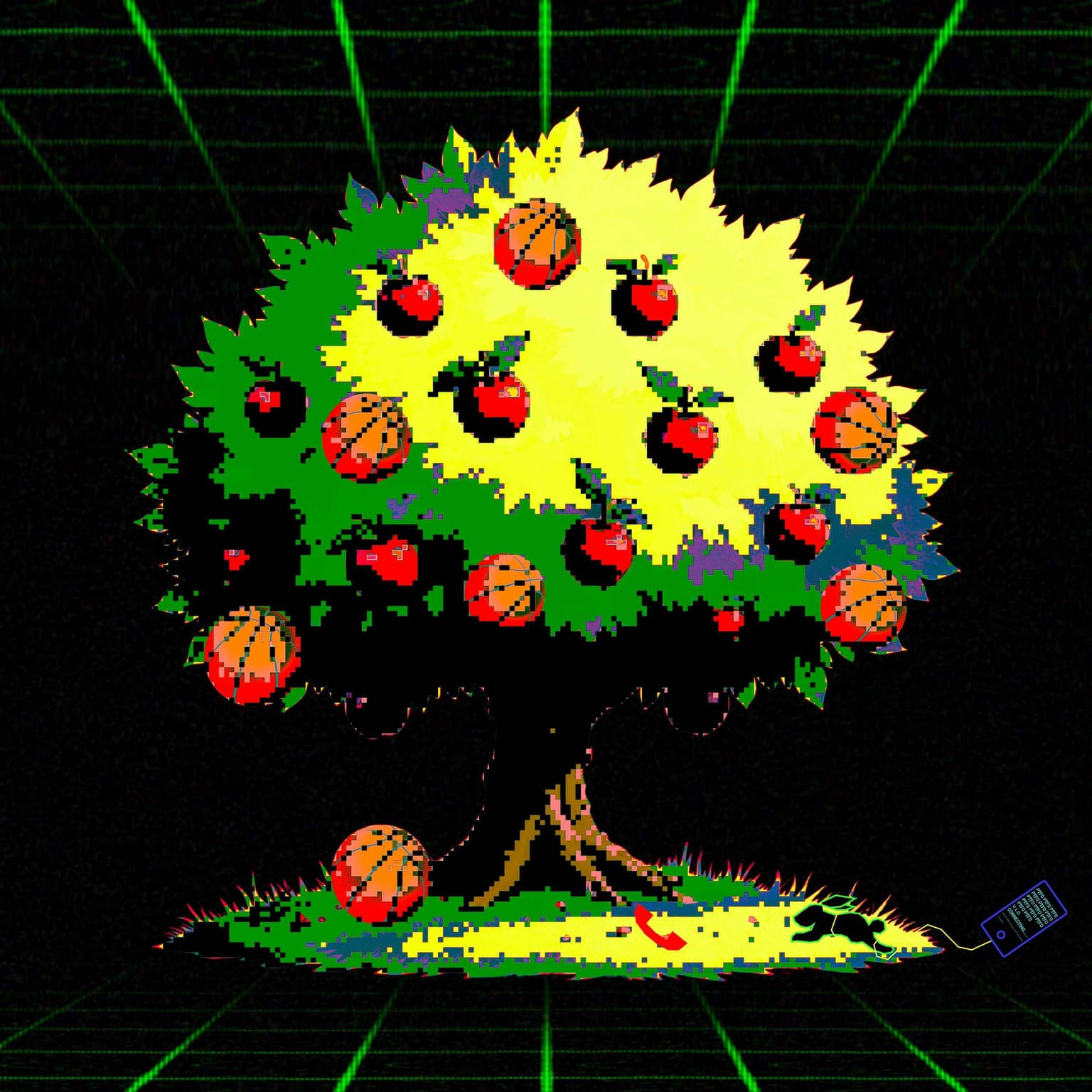 The Silent Superstar and the Rotten Apple Tree artwork