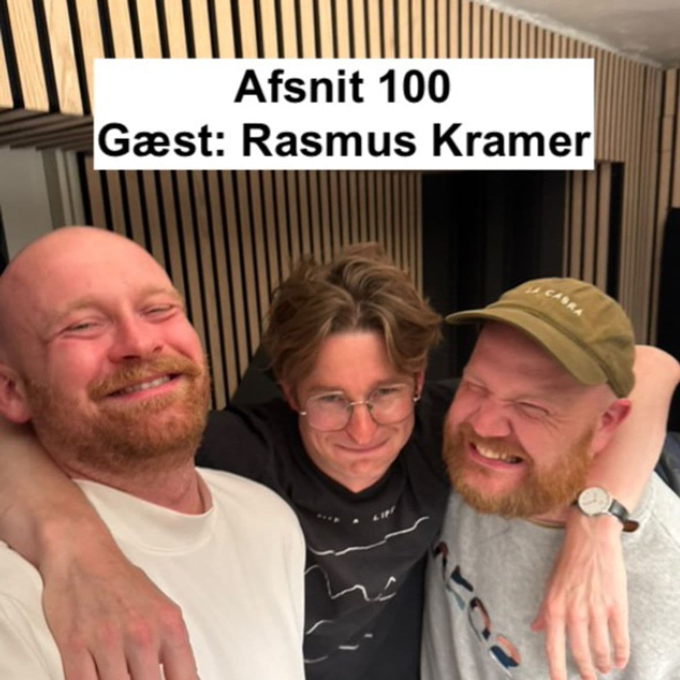 #100 "Voldsomme nederlag på gymnasietoilettet" med Rasmus Kramer artwork