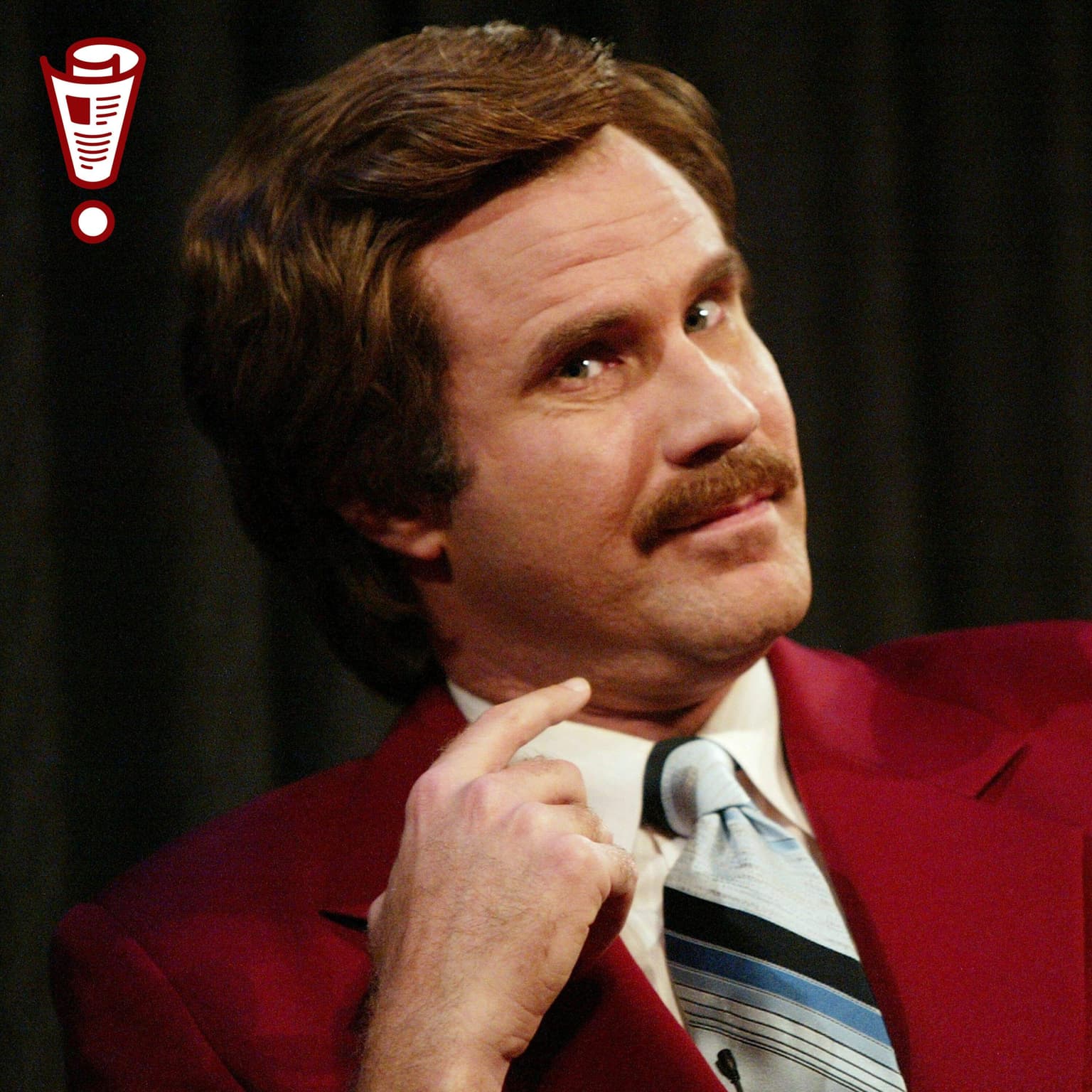 We're live in San Diego with Ron Burgundy! artwork