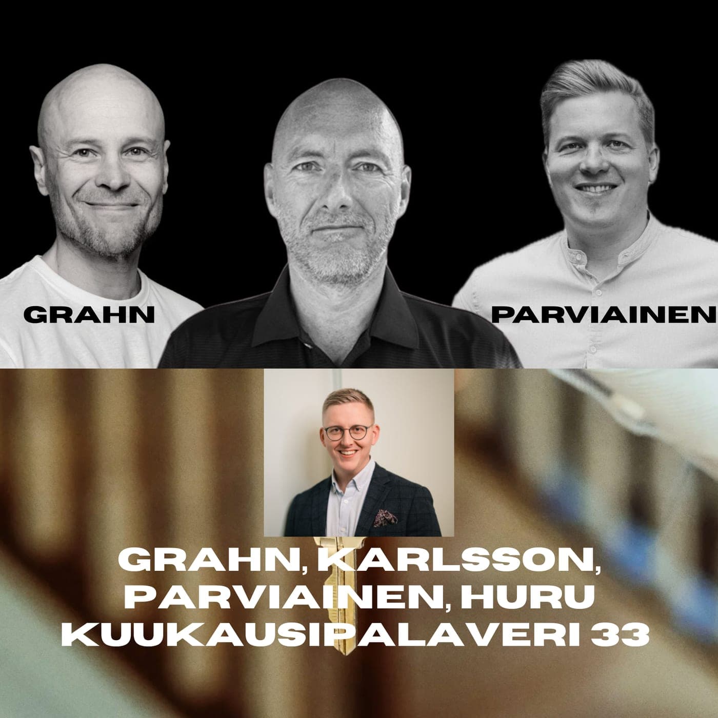 414. Grahn, Parviainen, Karlsson, Huru - Kuukausipalaveri 33 artwork