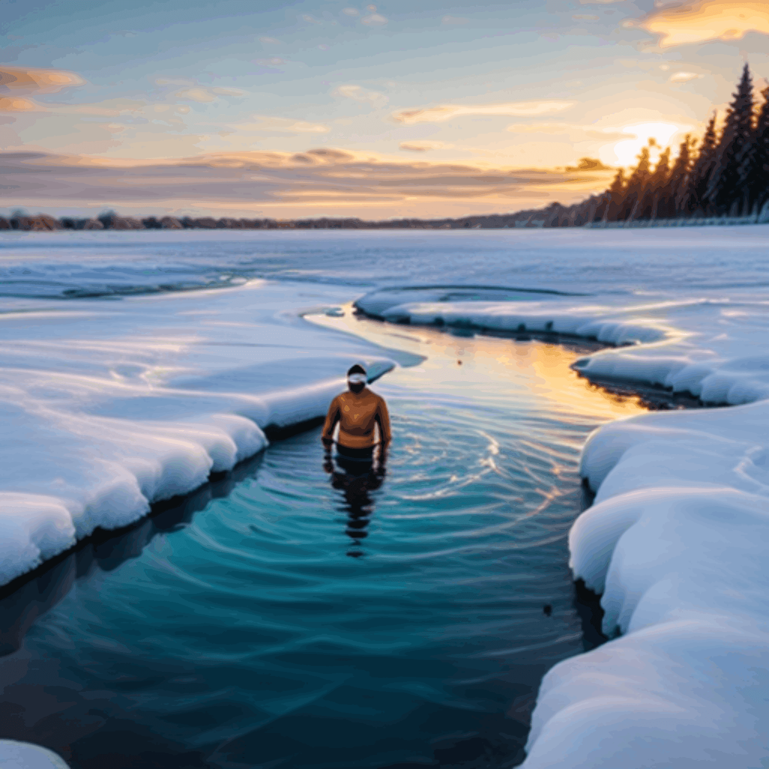 Talviuinti ja kylmäkastautumiset / Winter Swimming and Cold Dips artwork
