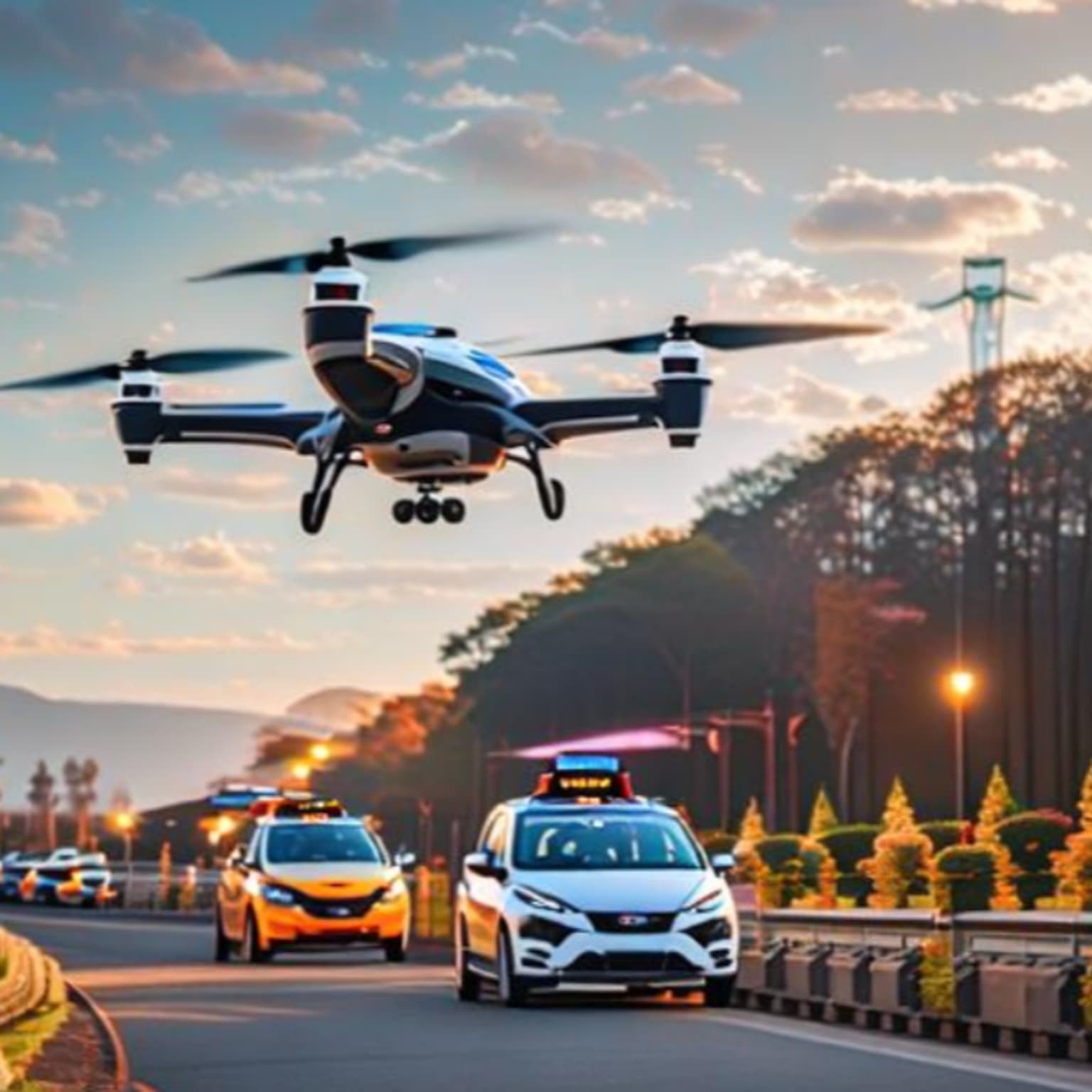 Lentävät taksit / Flying Taxis artwork