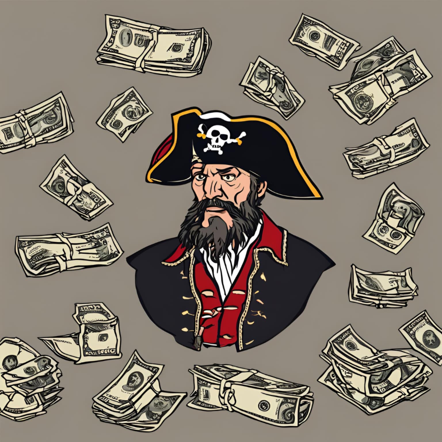 Merirosvous / Piracy artwork