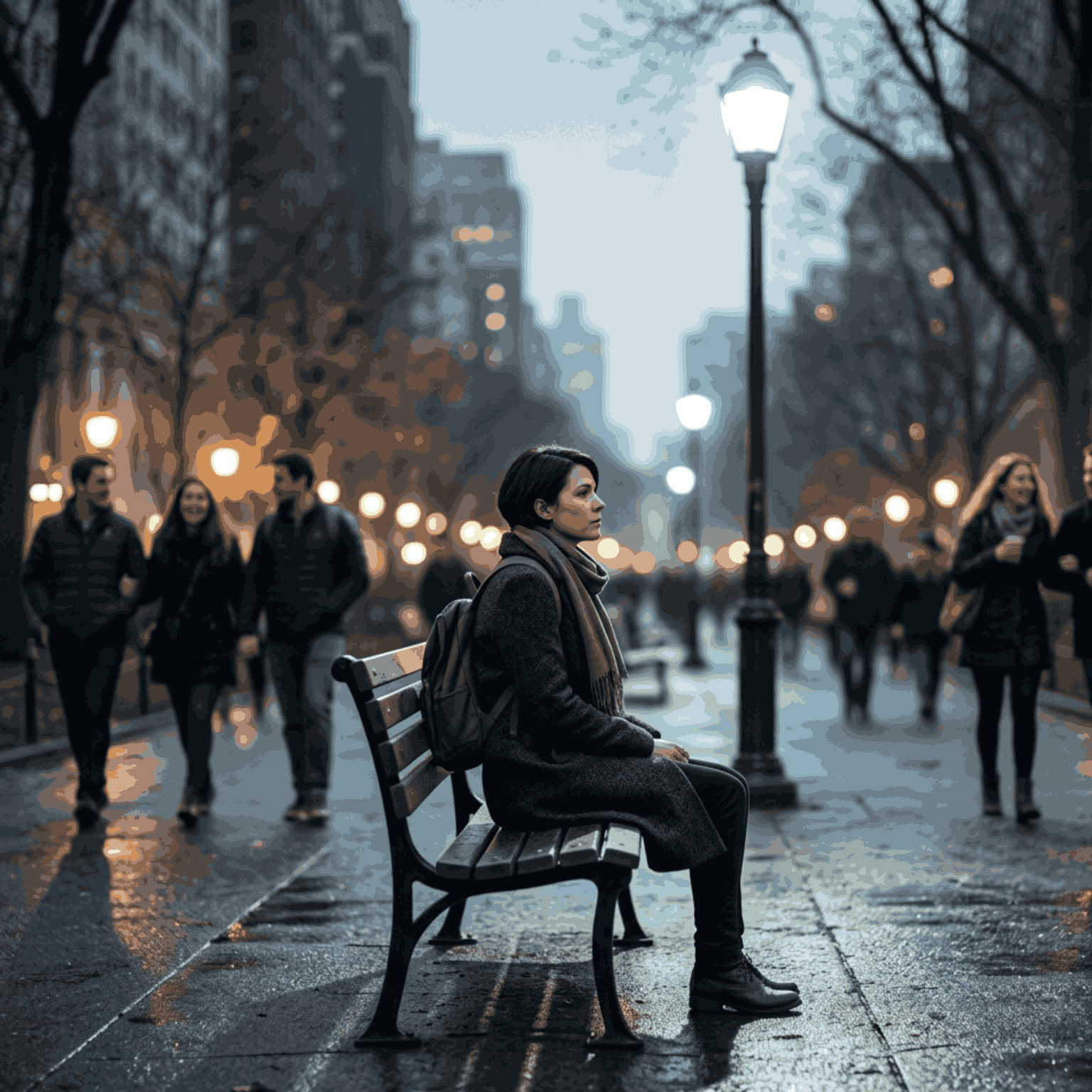 Yksinäisyys aikuisena / Loneliness in Adulthood artwork