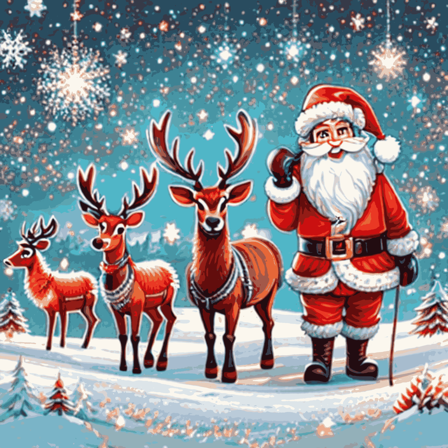 Joulupukin historia / The History of Santa Claus artwork
