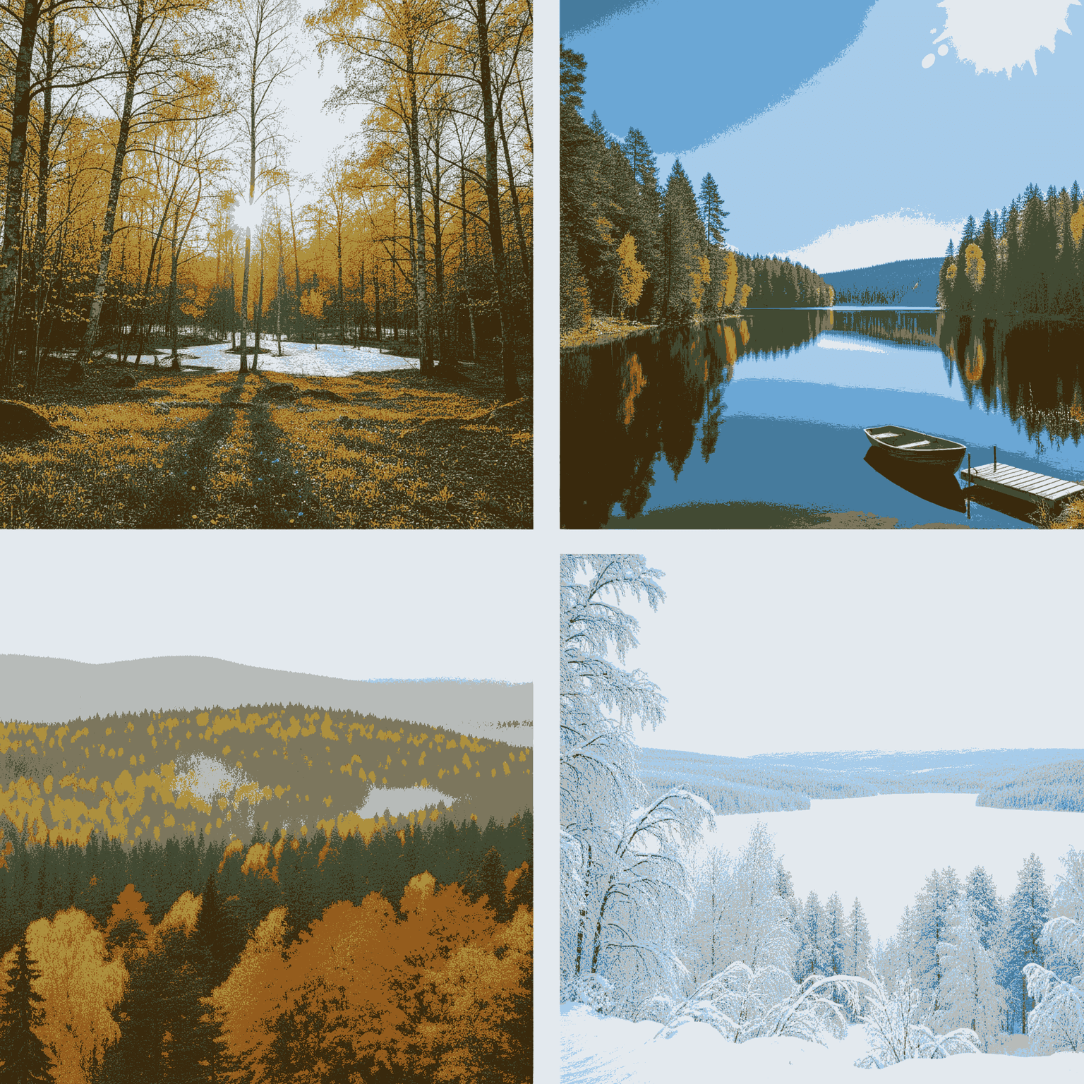 Kuukausien nimihistoria / History of Month Names artwork