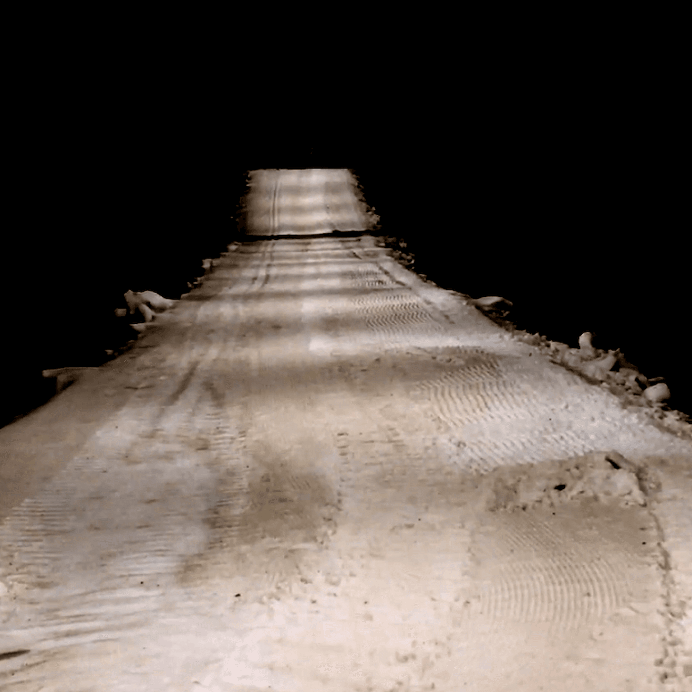 Skidtunneln som delar Bräcke artwork