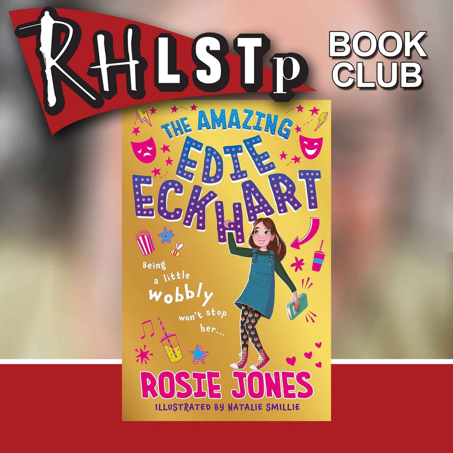 RHLSTP Book Club 85 - Rosie Jones artwork