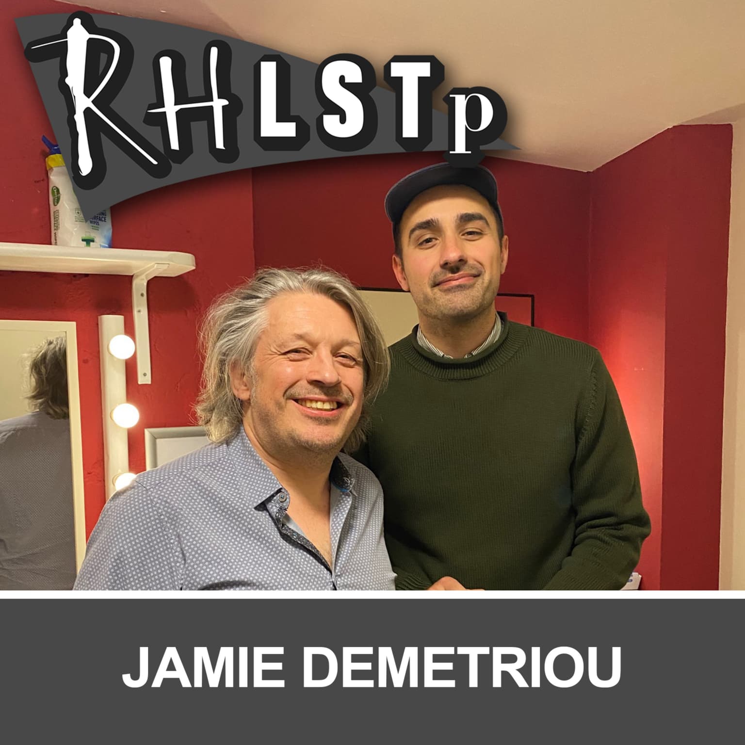 Retro RHLSTP 104 - Jamie Demetriou artwork