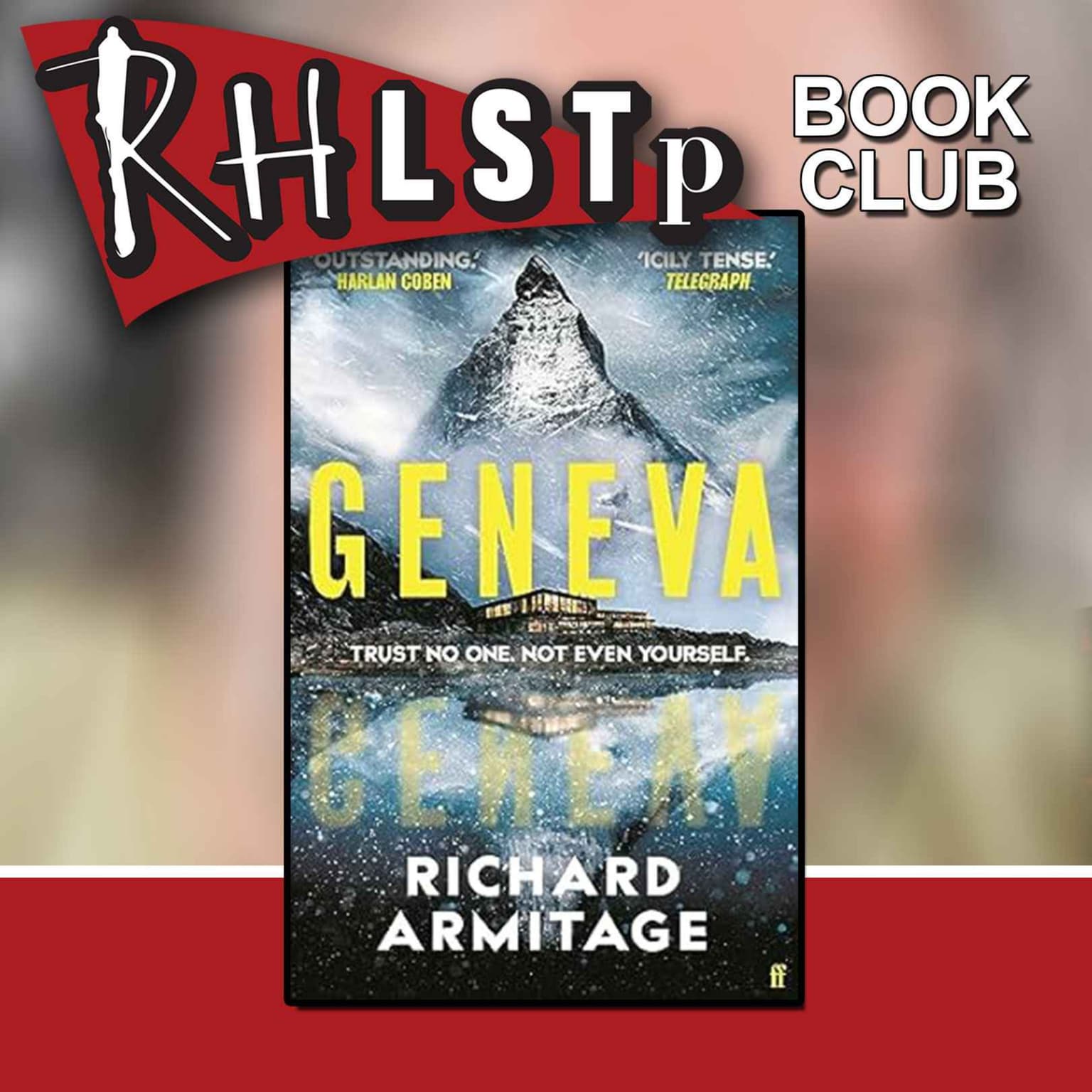 RHLSTP Book Club 69 - Richard Armitage artwork