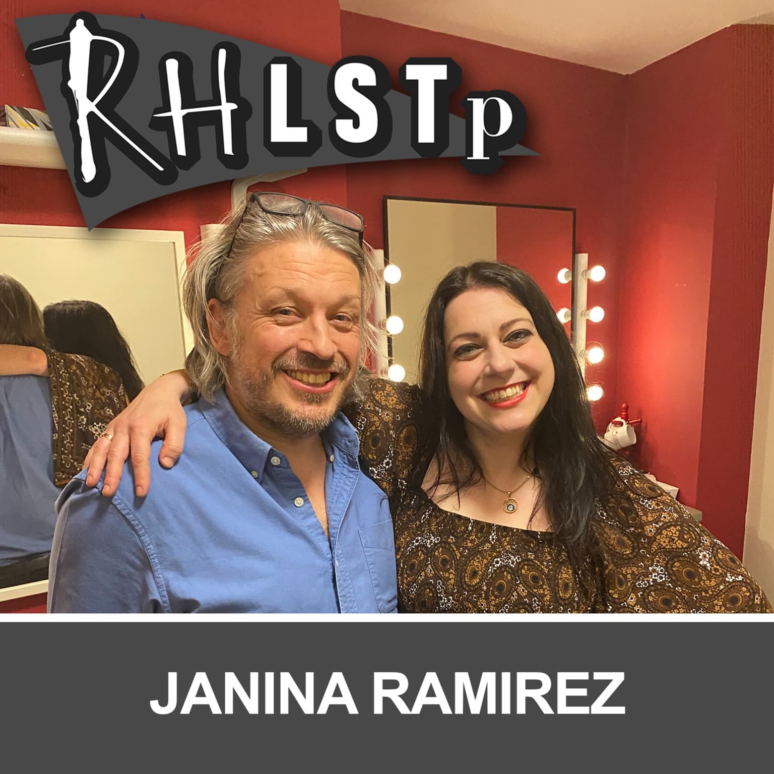 Retro RHLSTP 100 - Dr Janina Ramirez artwork