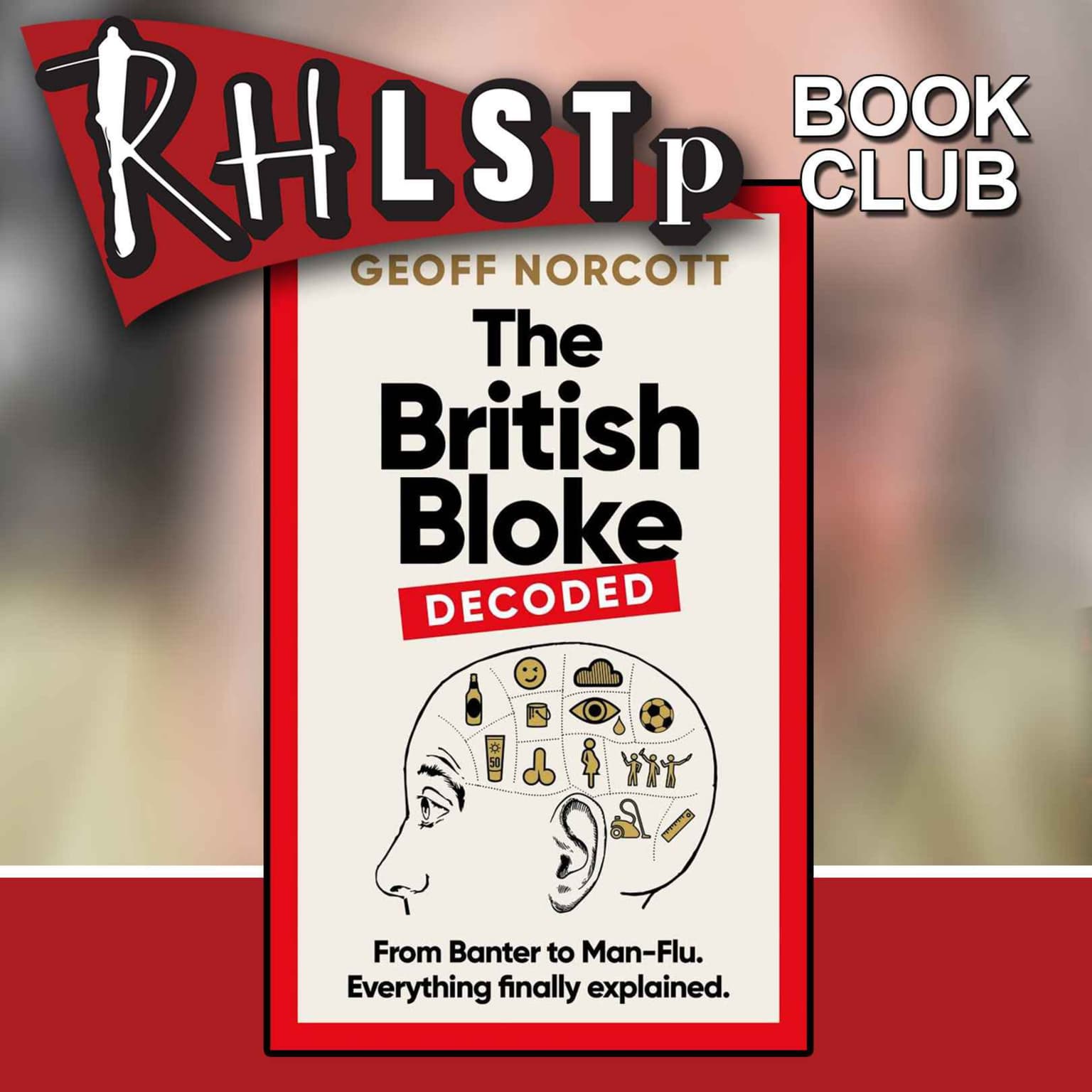 RHLSTP Book Club 72 - Geoff Norcott artwork