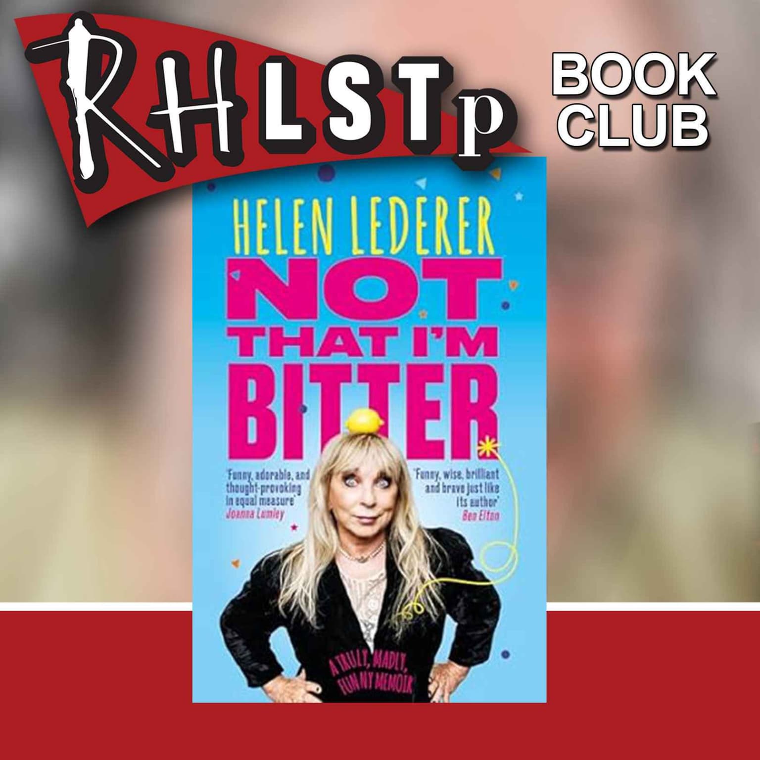 RHLSTP Book Club 96 - Helen Lederer artwork