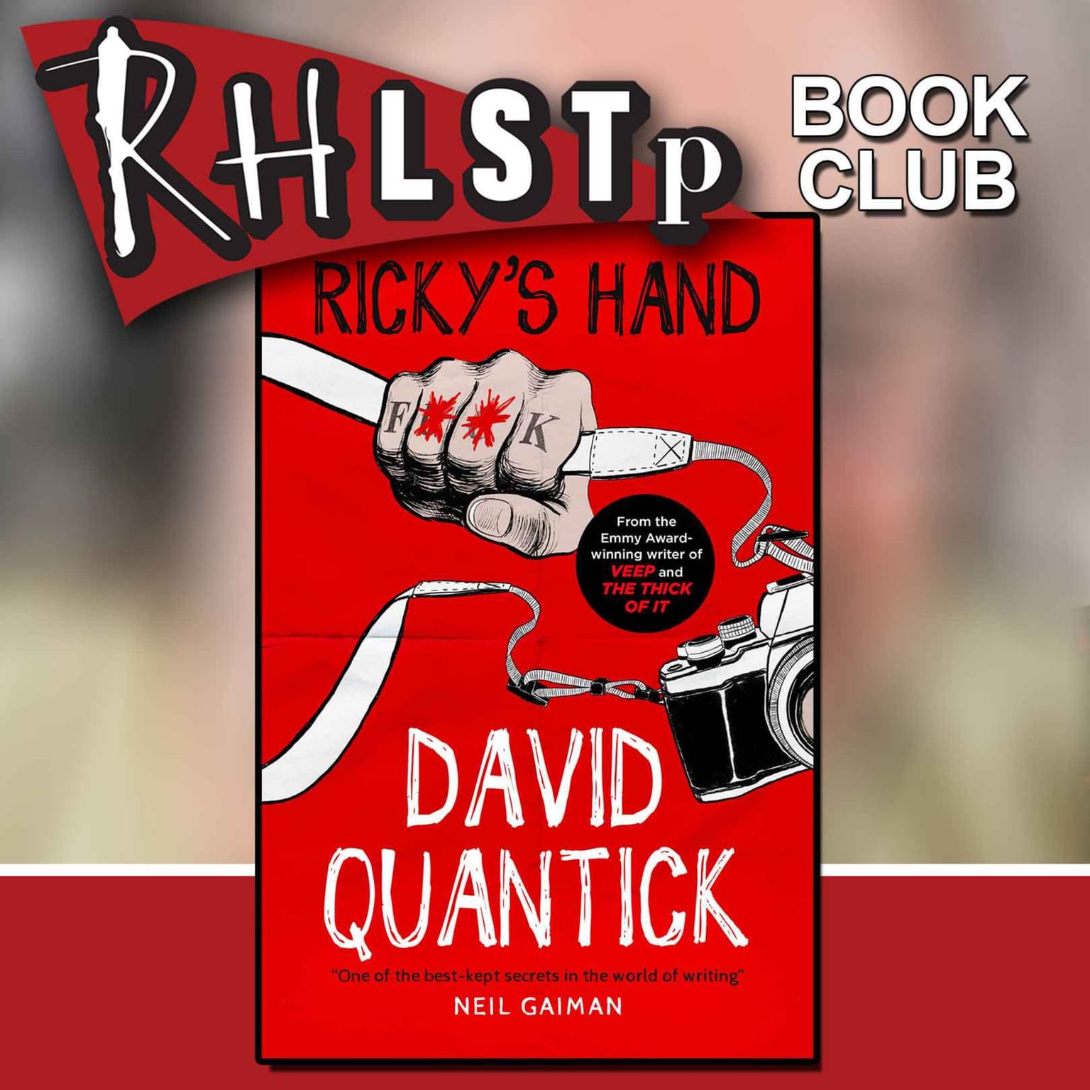 RHLSTP Book Club 51 - David Quantick artwork