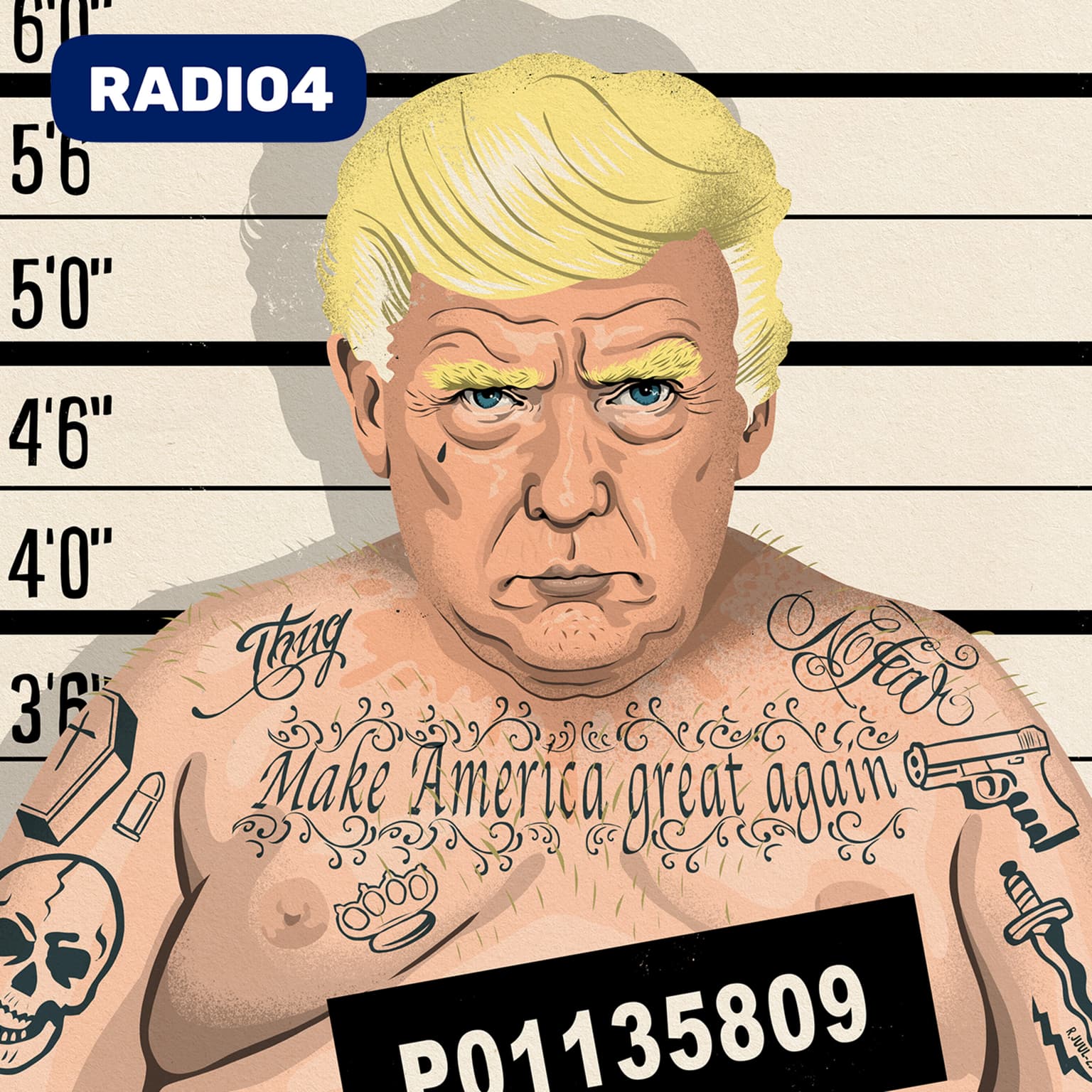 Bliver Trumps mugshot større end Mona Lisa? artwork