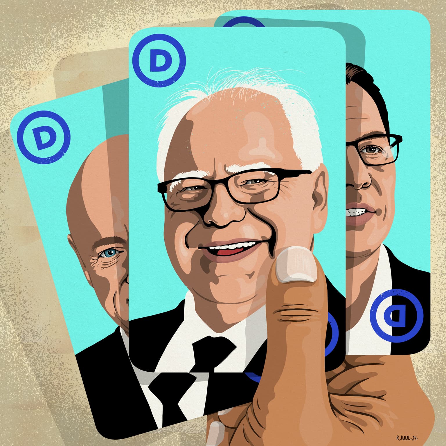 Hvem er vicepræsidentkandidat Tim Walz? artwork