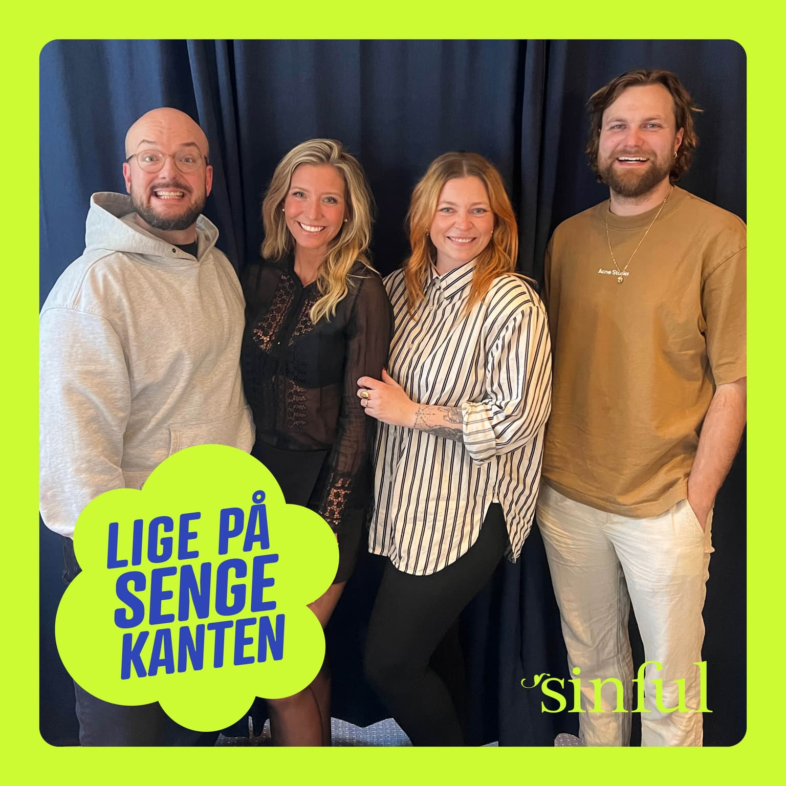 Den med podcastværterne - Mathias Helt, Carla Mickelborg og Emil Kondrup artwork