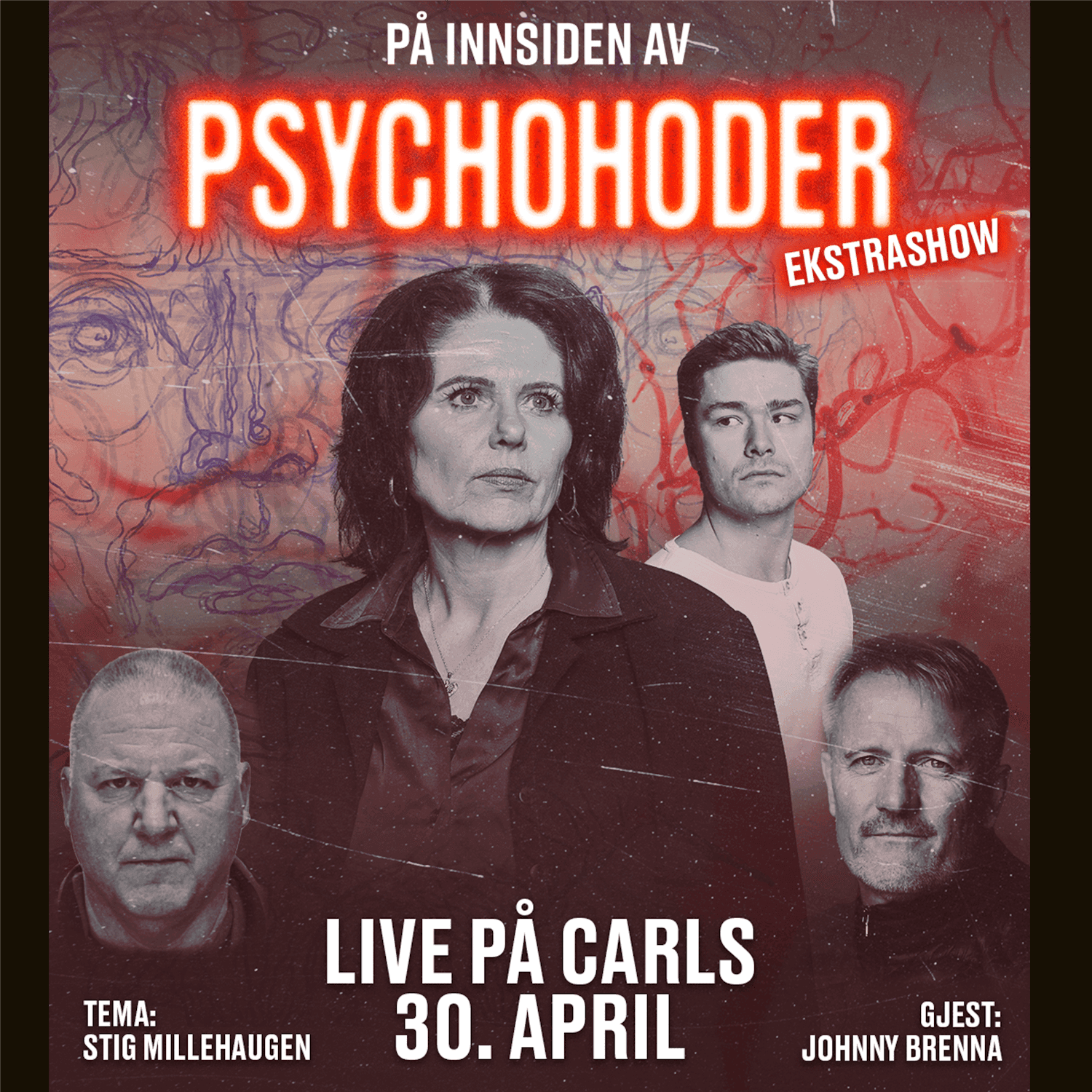 PROMO: Psychohoder live 30. april. Tema: Stig Millehaugen. artwork