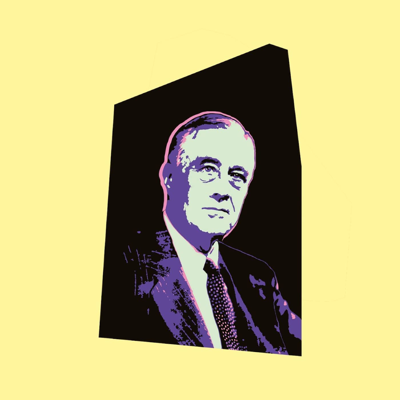 Franklin D. Roosevelt — kampen mot depressionen och striden för demokratin artwork
