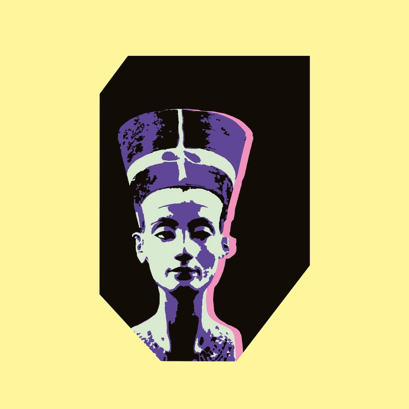 Nefertiti - mytomspunnen forntida härskare artwork