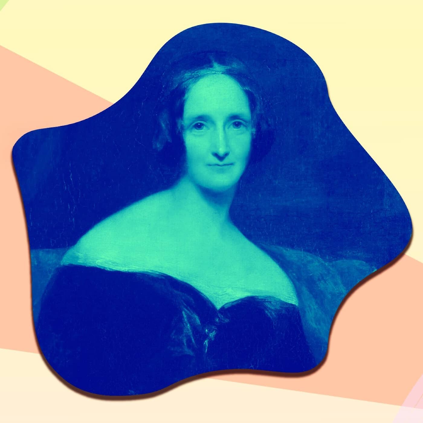 Mary Shelley – mor till Frankenstein och hans monster artwork