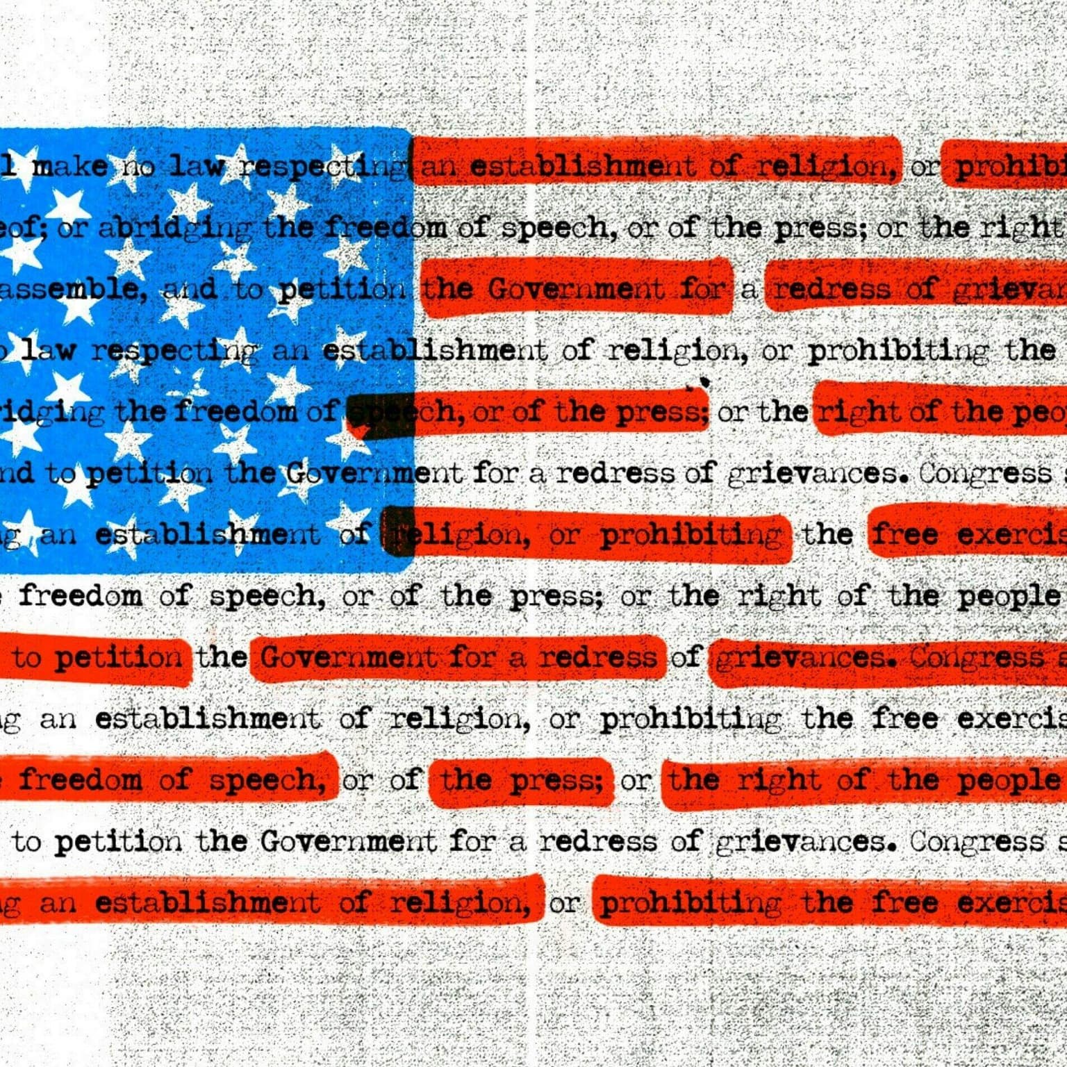 The State of Free Speech in America artwork