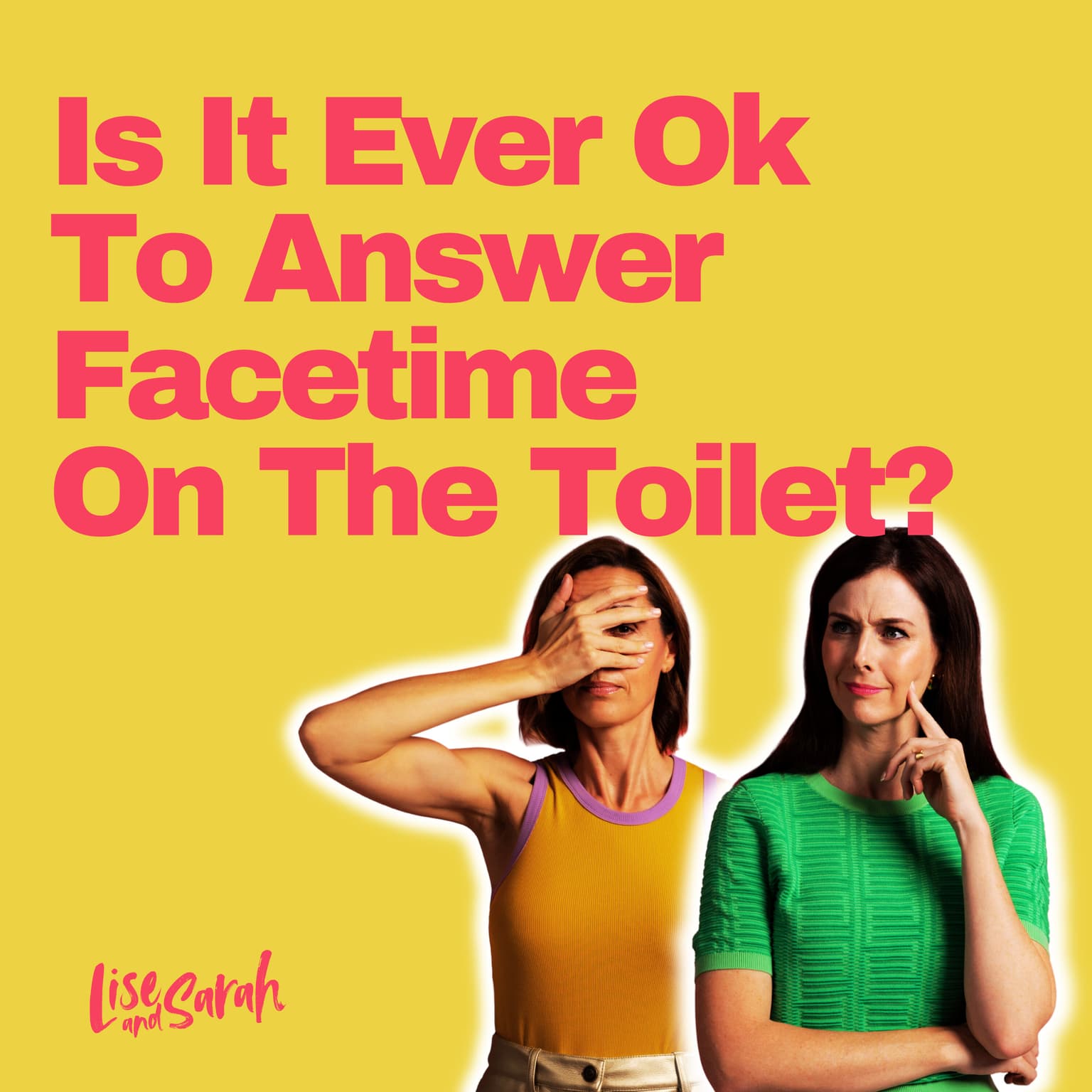 Is It Ever Ok To Answer Facetime On The Toilet? artwork