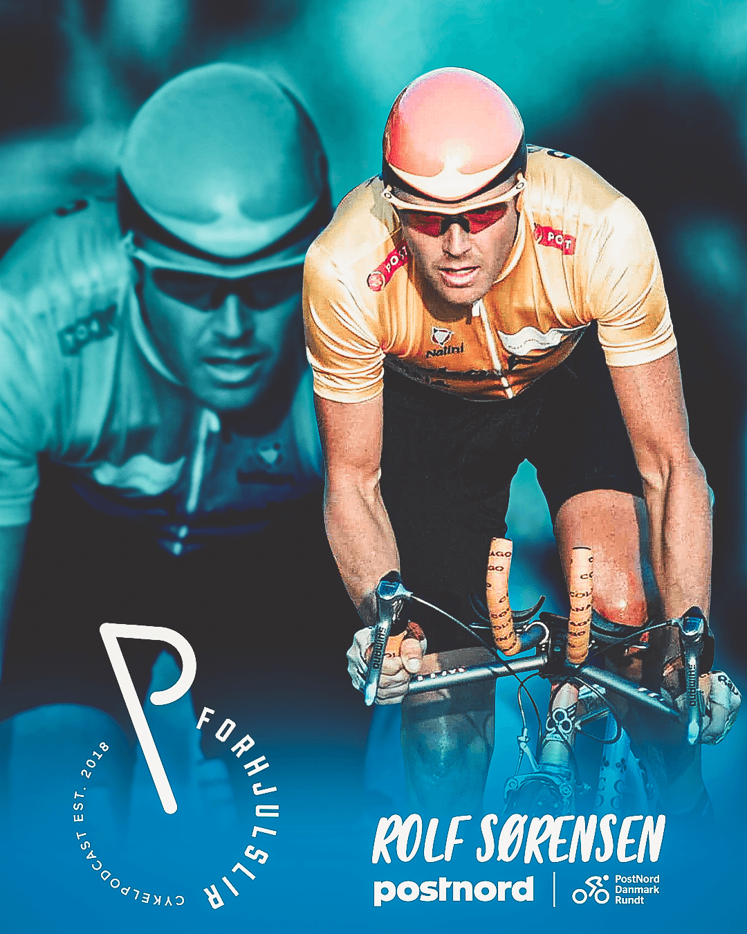 1# Opvarmning til PostNord Danmark Rundt: Rolf Sørensen artwork