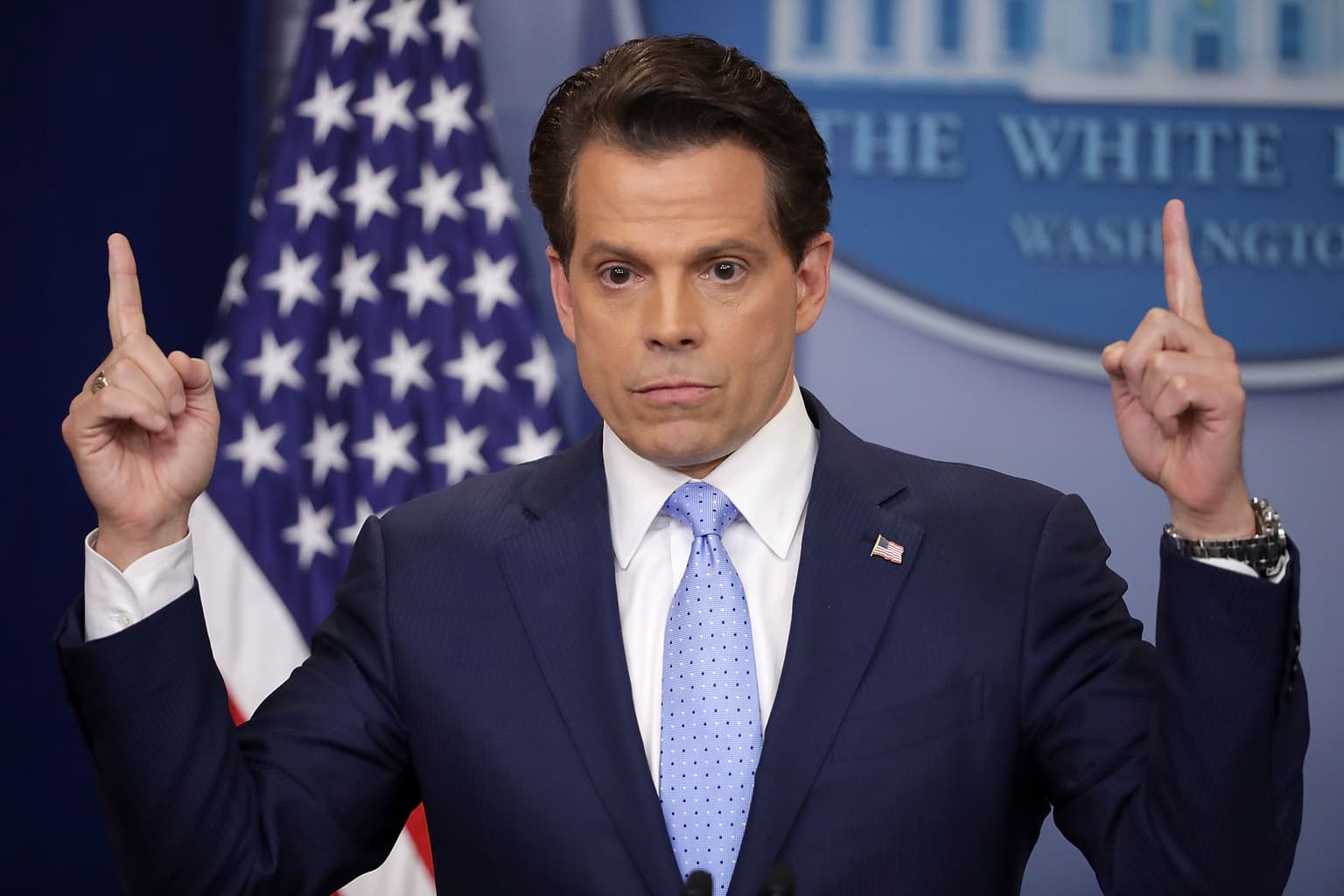 Anthony Scaramucci on Trump 2.0 artwork