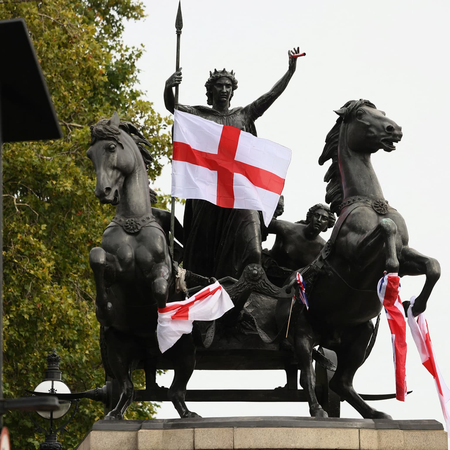 Why Trump supporters are predicting an English civil war artwork