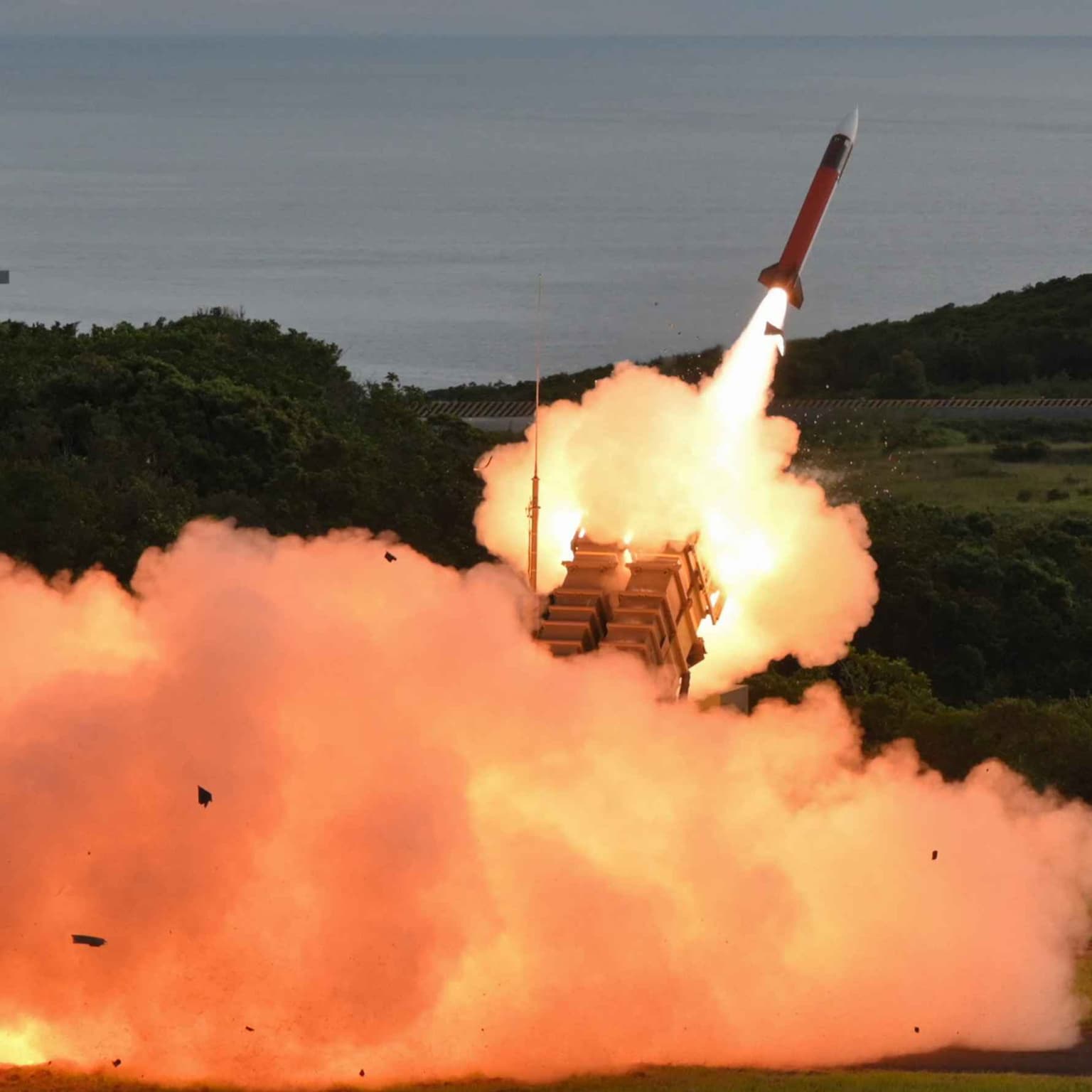 'If it flies it dies': Why America's ever-evolving Patriot missiles are so popular artwork