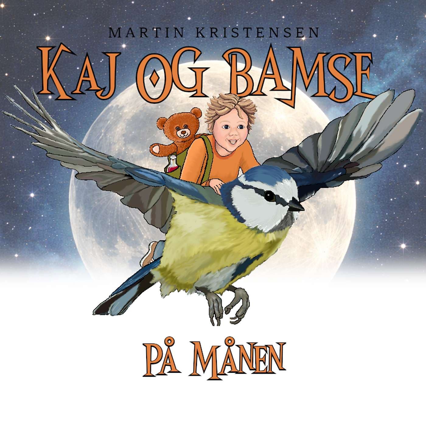 Kaj og Bamse på månen artwork