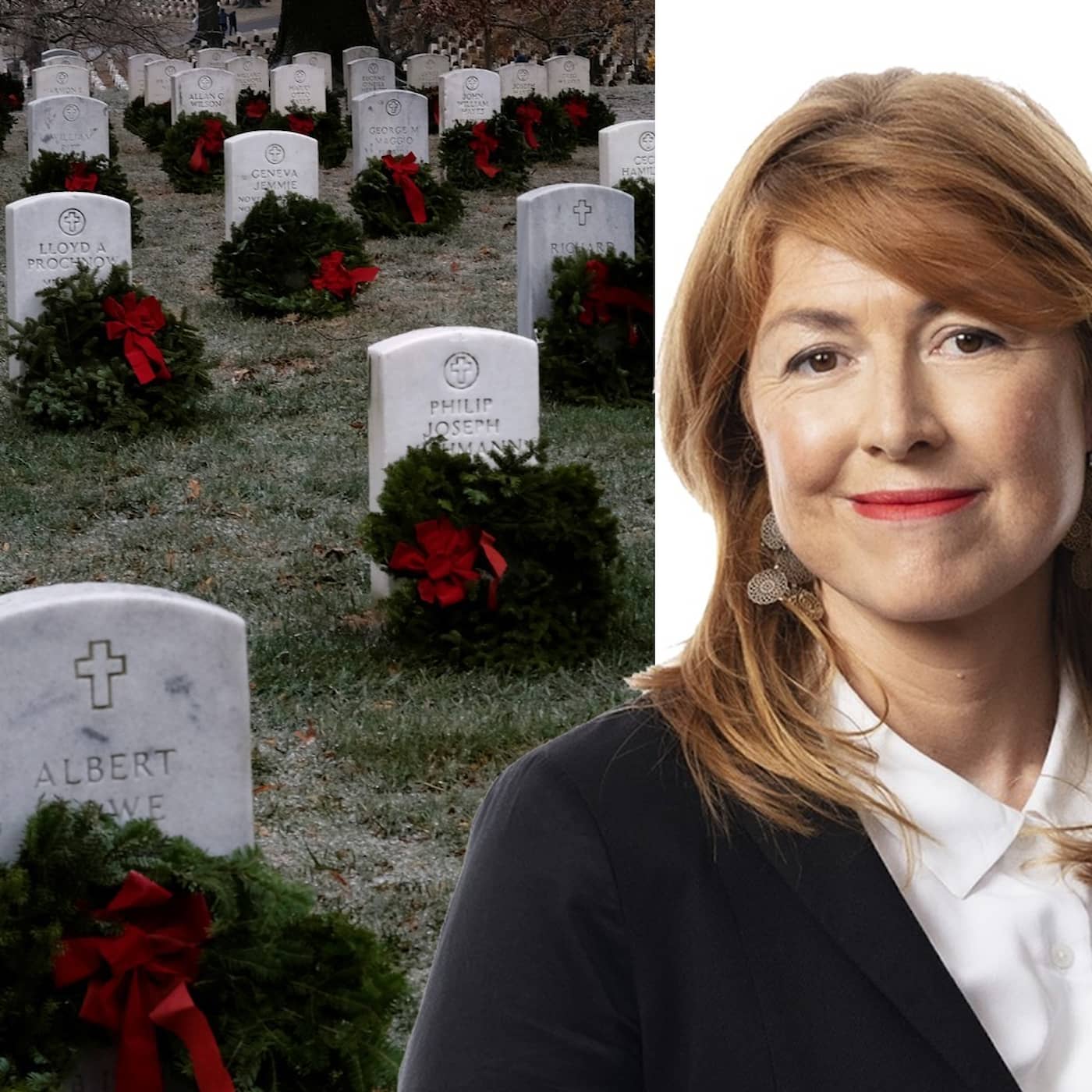 Julefriden lägger sig över kyrkogården: Kajsa Boglind, Washington artwork