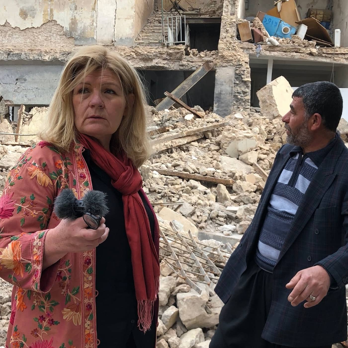 Cecilia Uddén i spillorna efter kriget mot IS i Irak artwork