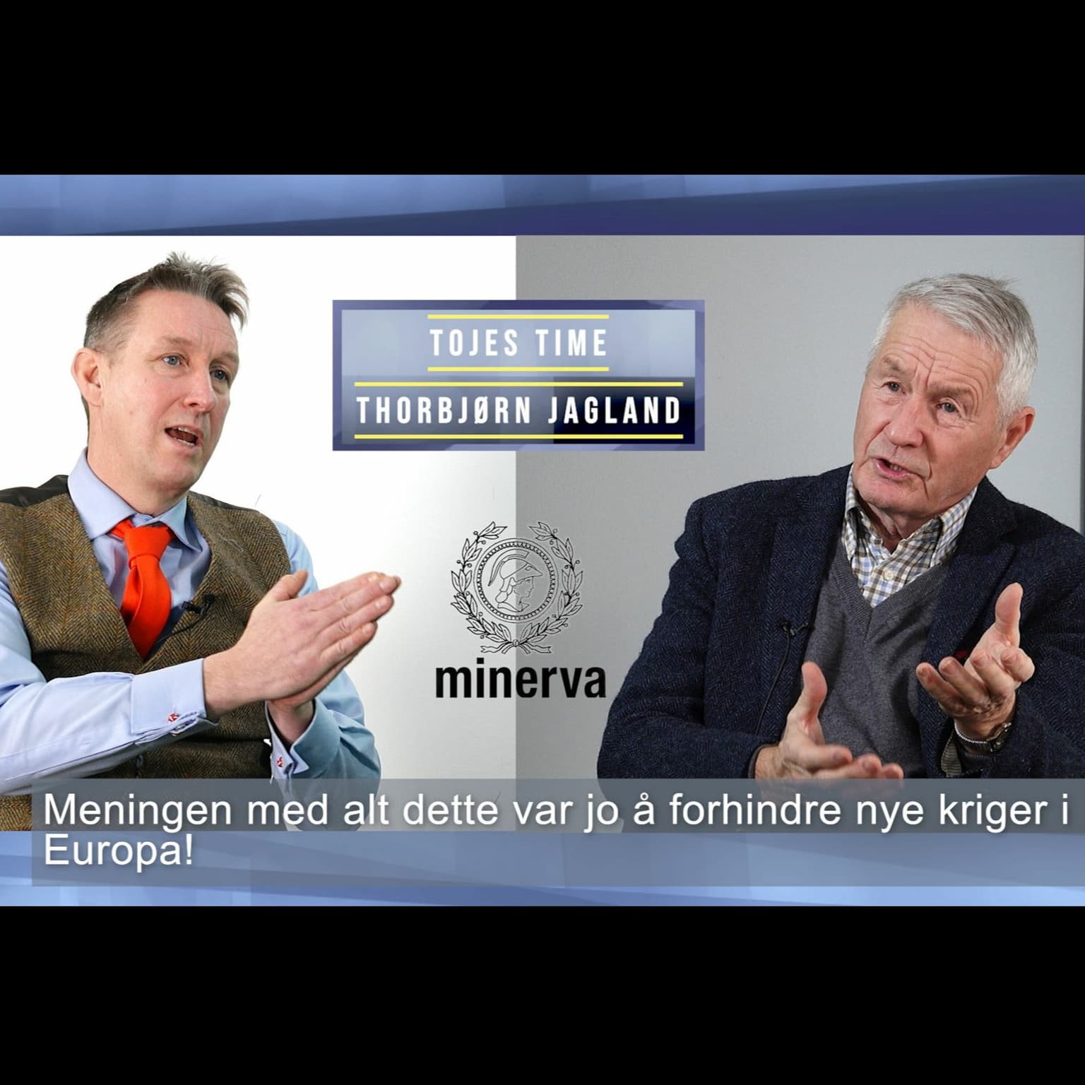 Tojes time: Thorbjørn Jagland artwork