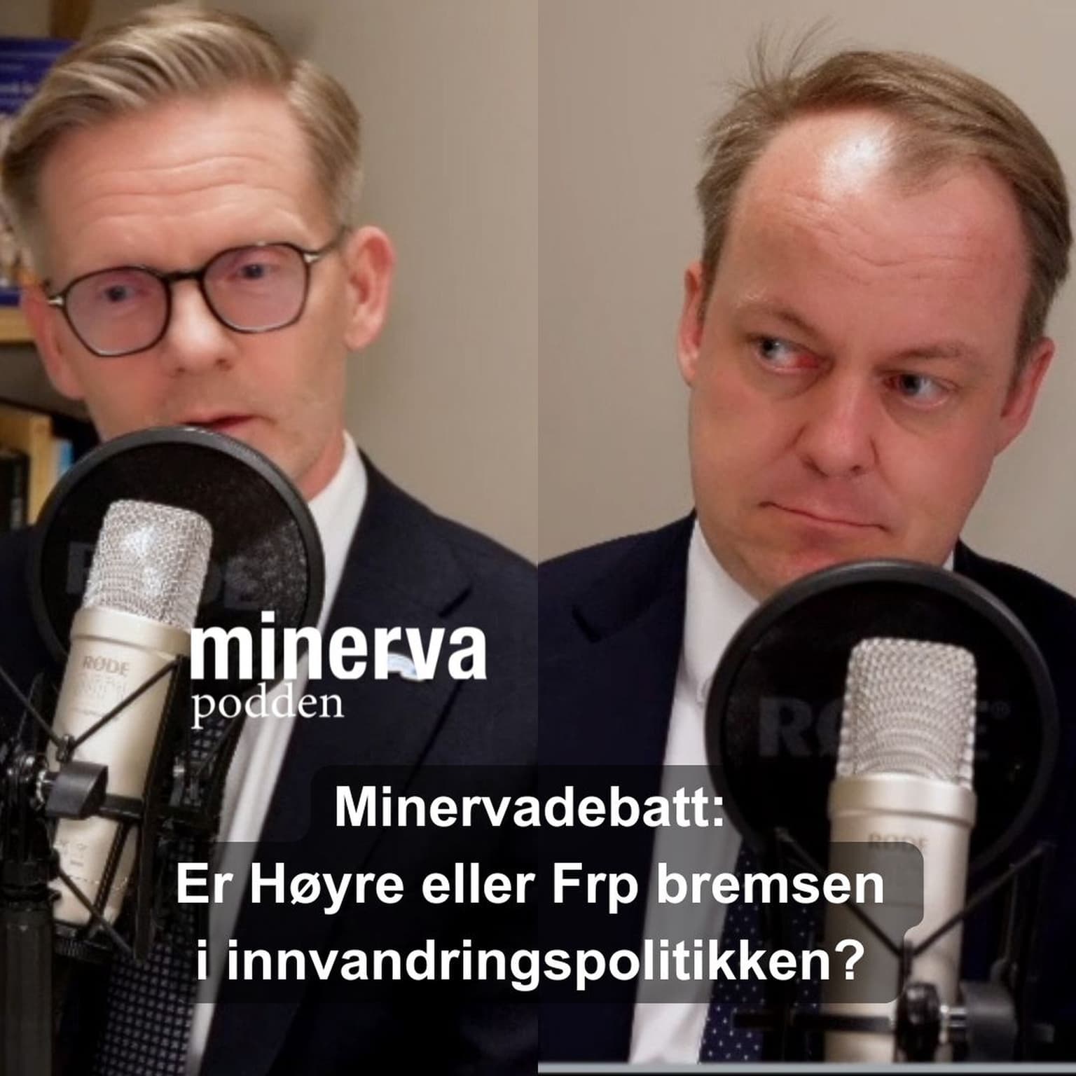 Minervadebatt: Er Høyre eller Frp bremsen i innvandringspolitikken? artwork