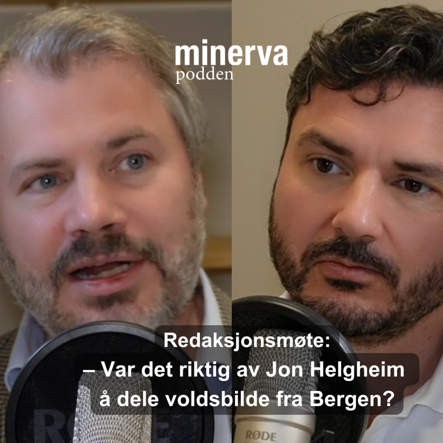 Var det riktig av Jon Helgheim å dele voldsbilde fra Bergen? Redaksjonsmøte artwork