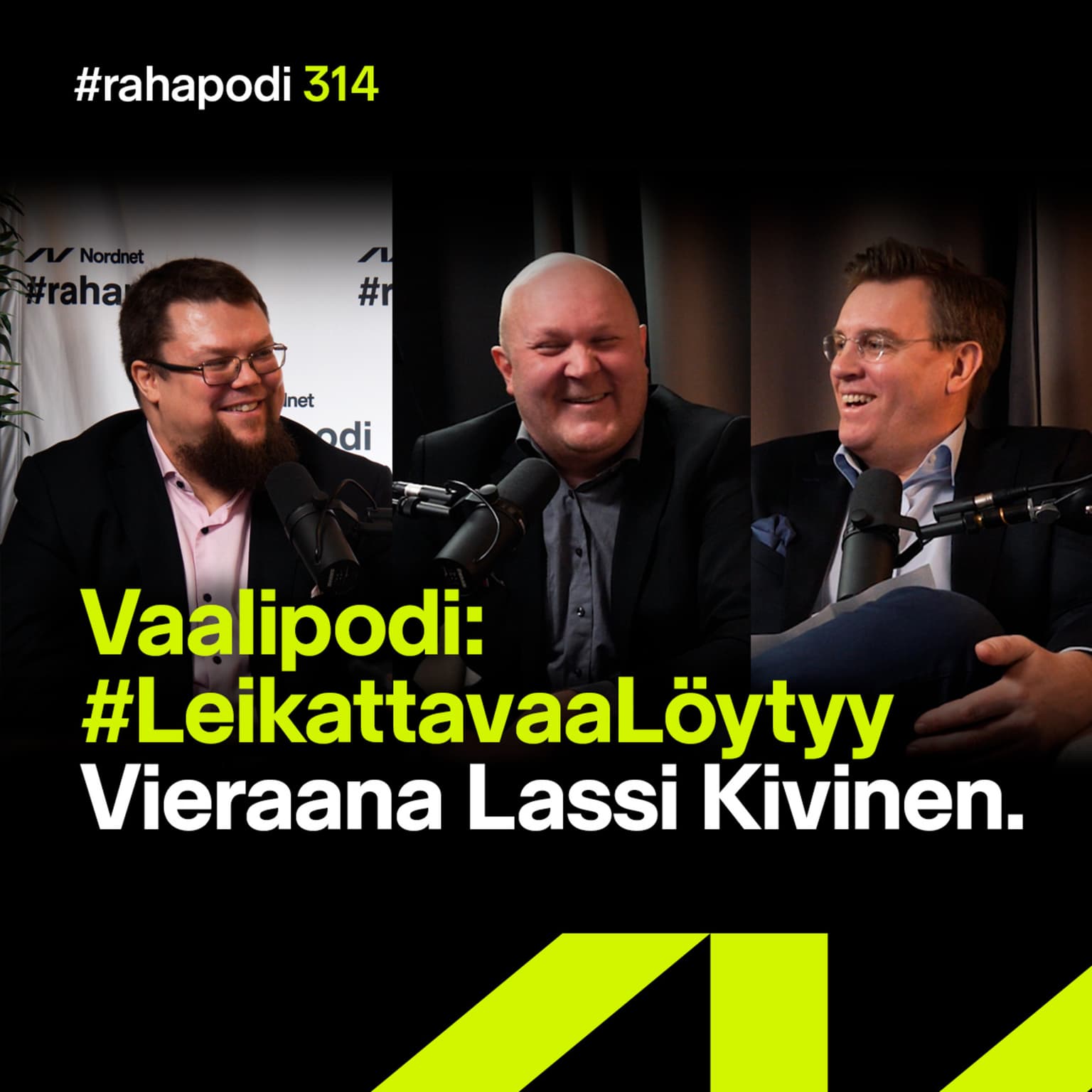 Vaalipodi: #LeikattavaaLöytyy – vieraana Lassi Kivinen | #rahapodi 314 artwork