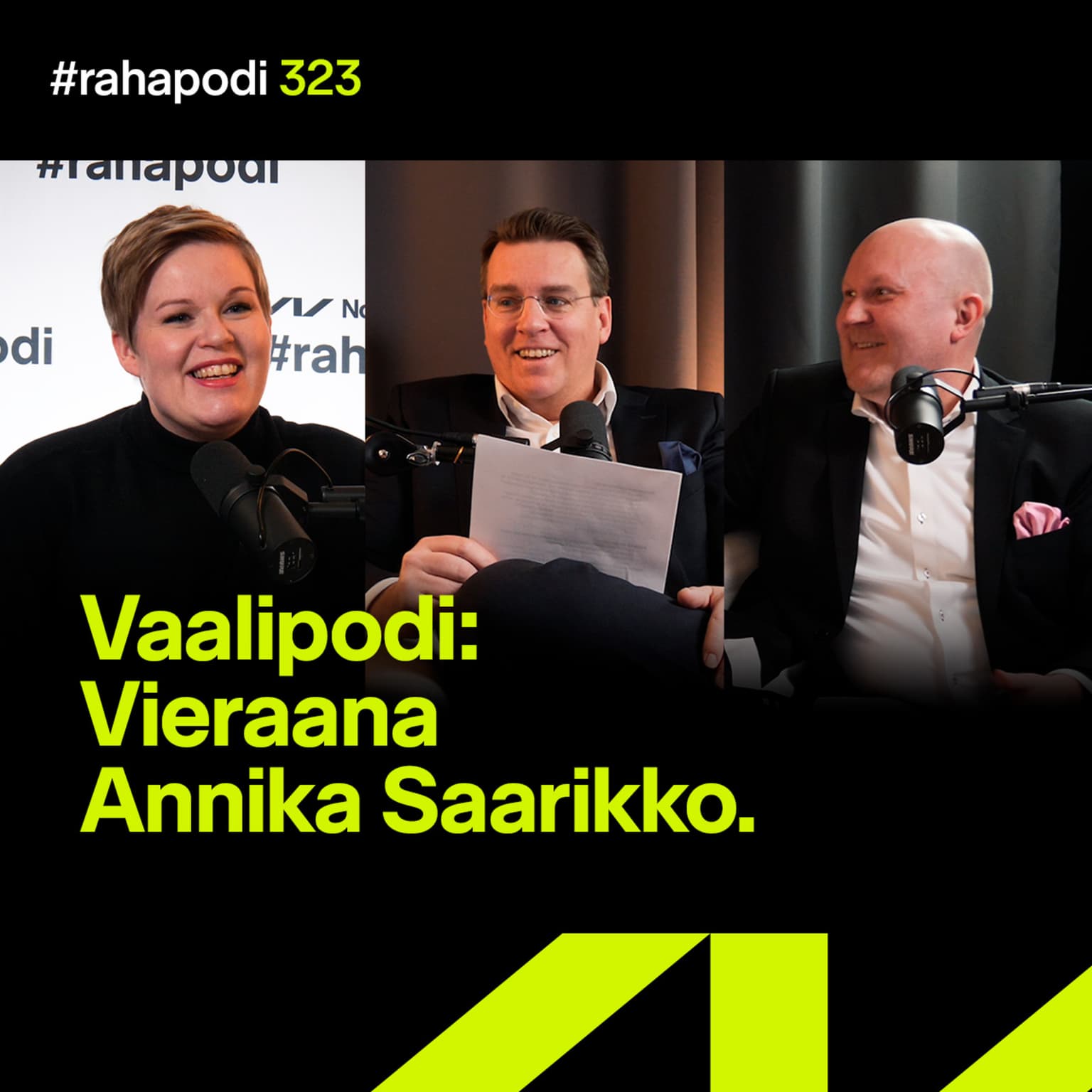 Vaalipodi: Vieraana Annika Saarikko | #rahapodi 323 artwork