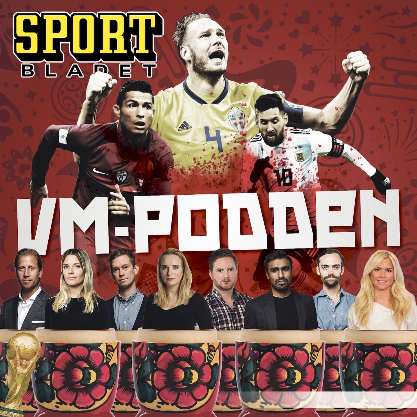 VM-semifinaler och #Sillypodden 129 artwork